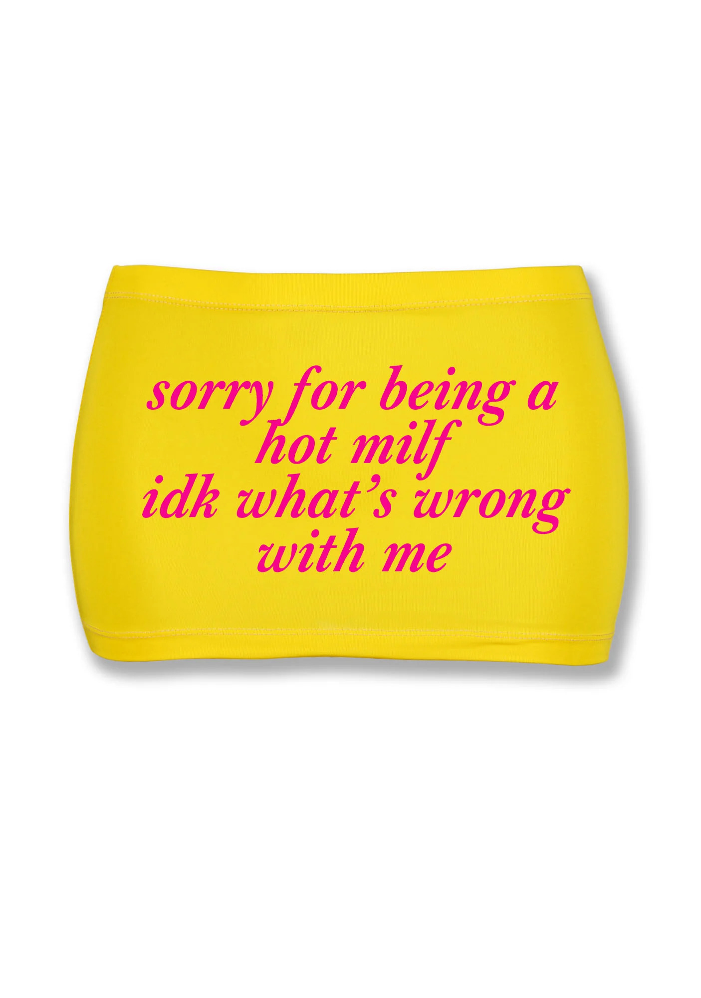 Sorry For Being A Hot Mxxf Y2K Mini Hip Skirt Cherrykitten - Image 4
