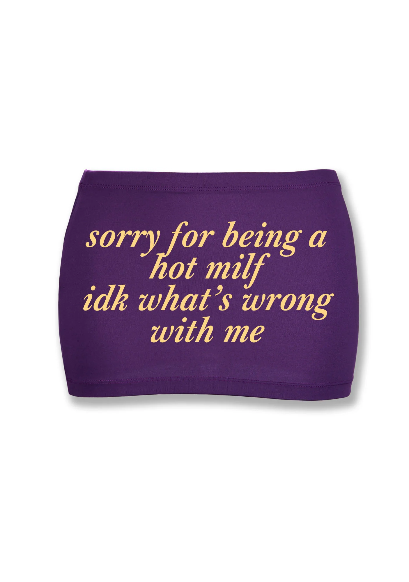 Sorry For Being A Hot Mxxf Y2K Mini Hip Skirt Cherrykitten - Image 5