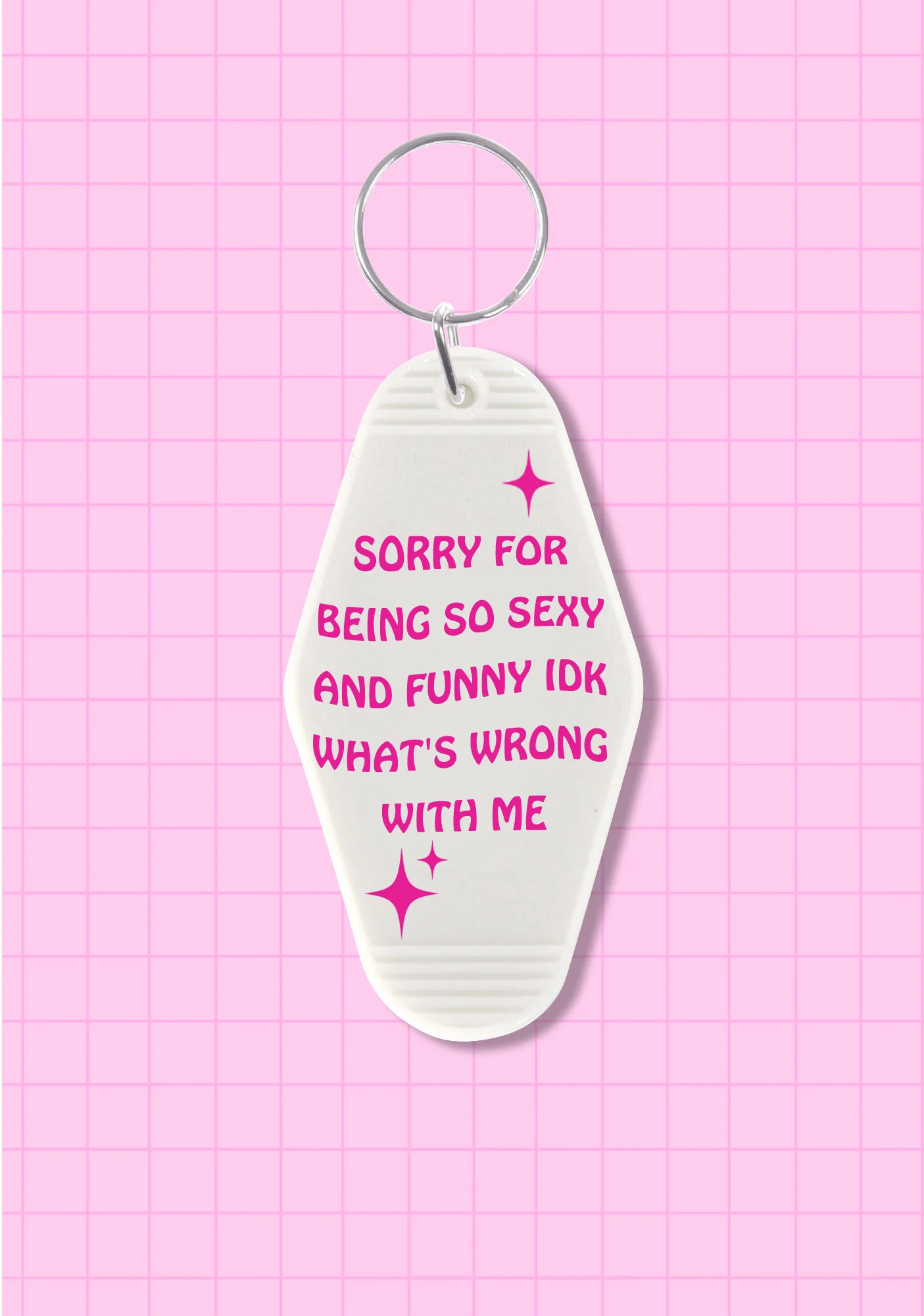 Sorry For Being So Funny 1Pc Y2K Hotel Keychain Cherrykitten - Image 2