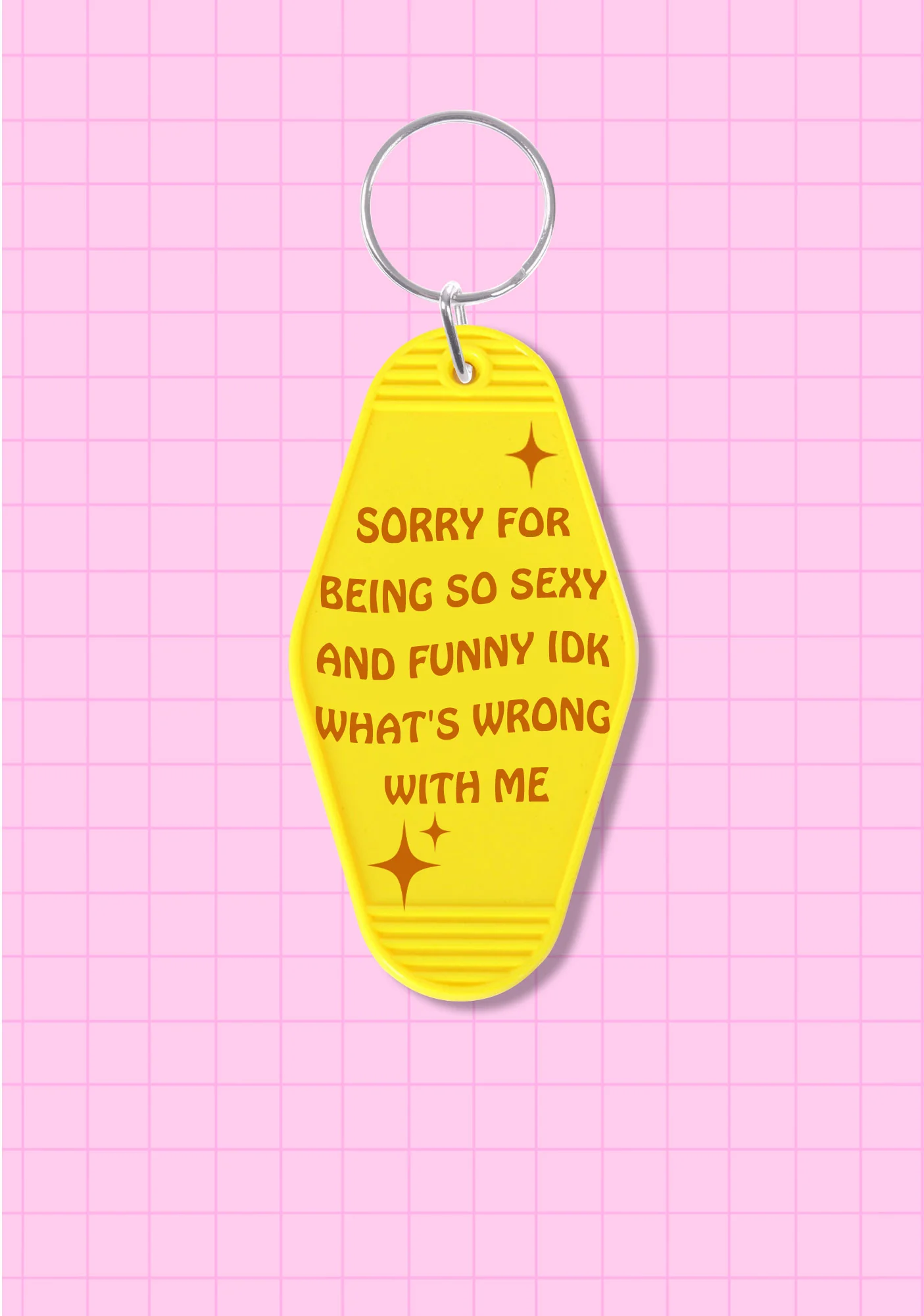 Sorry For Being So Funny 1Pc Y2K Hotel Keychain Cherrykitten - Image 9