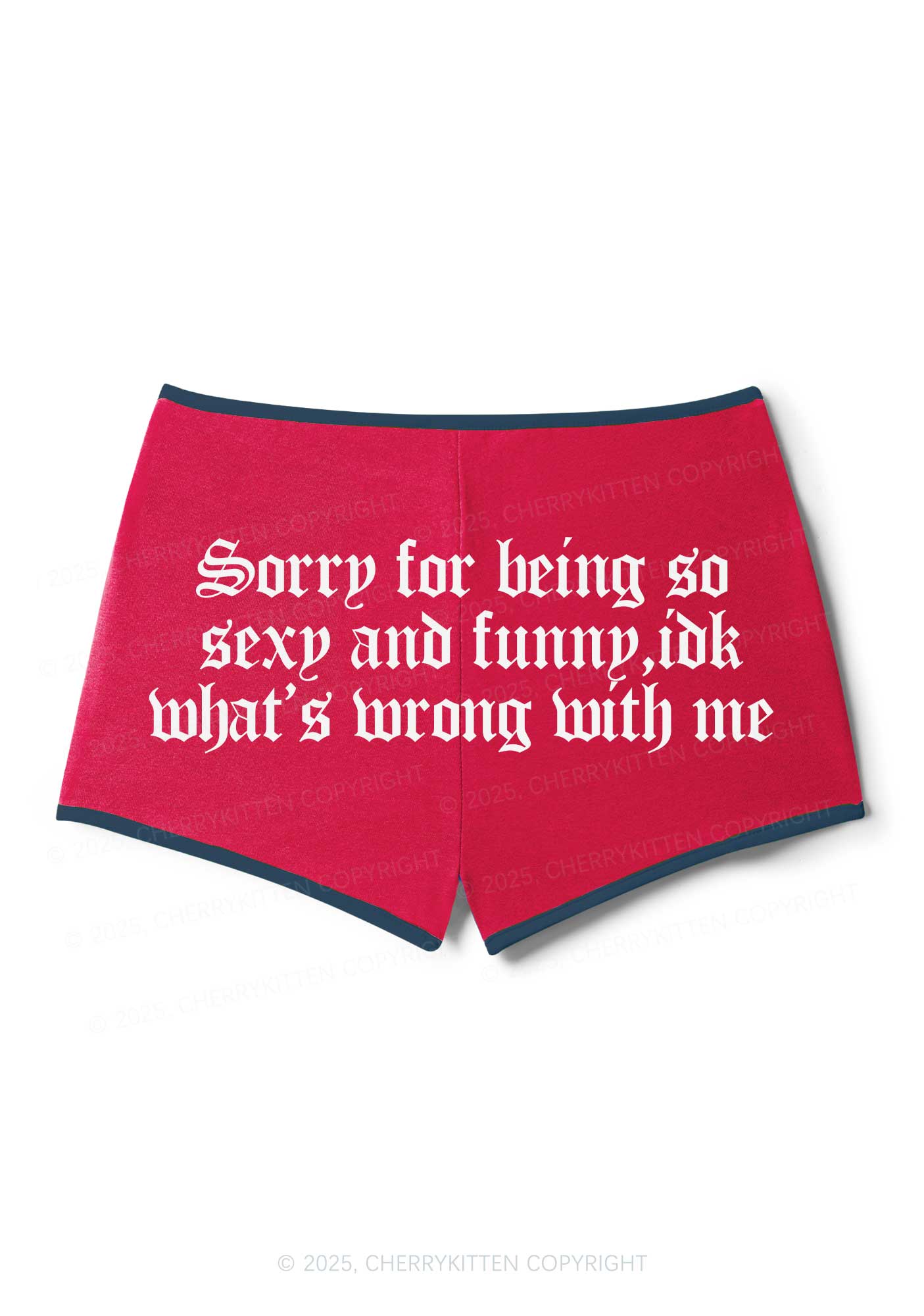 Sorry For Being So Funny Y2K Booty Shorts Cherrykitten - Image 4