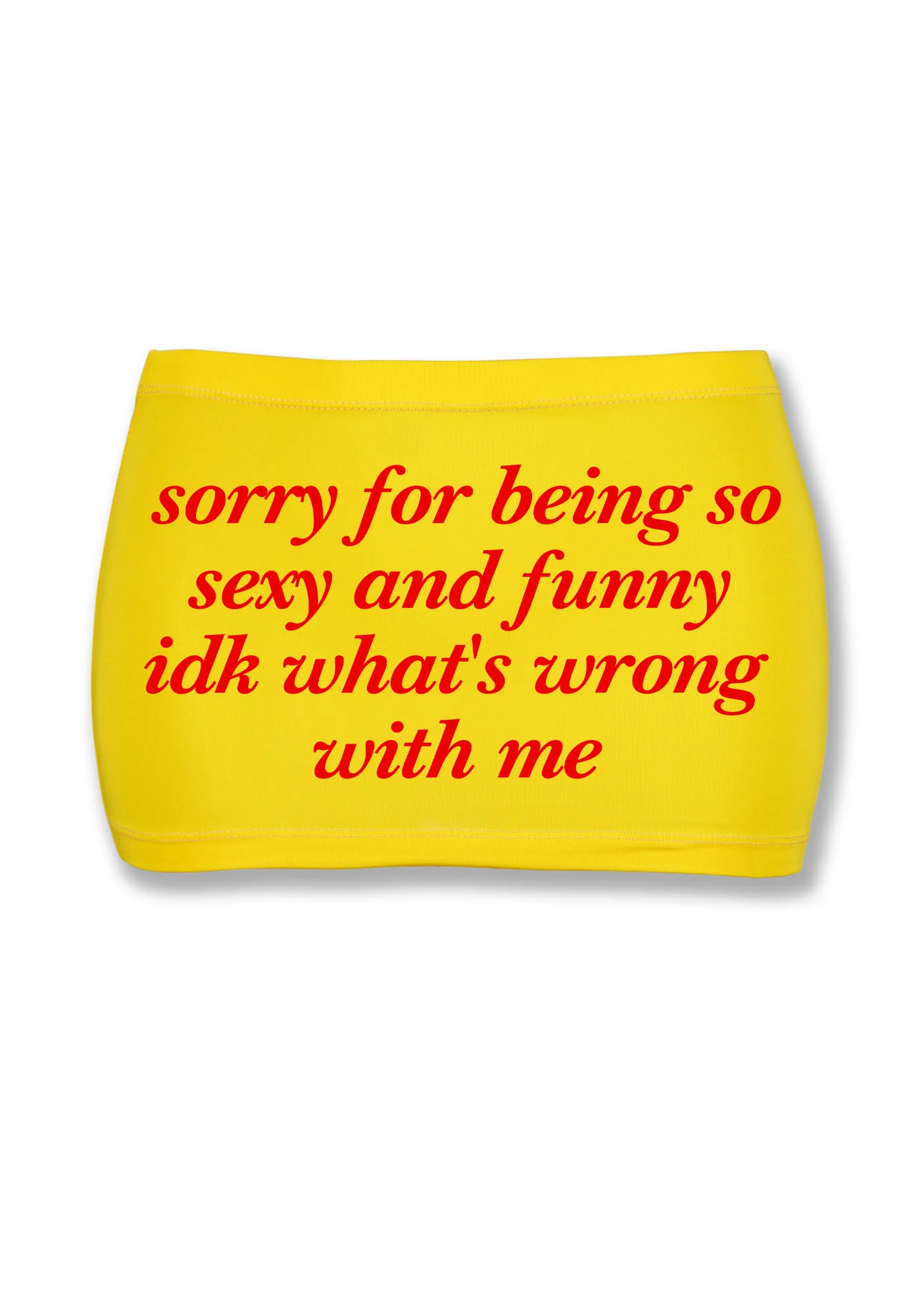 Sorry For Being So Smart Y2K Mini Hip Skirt Cherrykitten - Image 4
