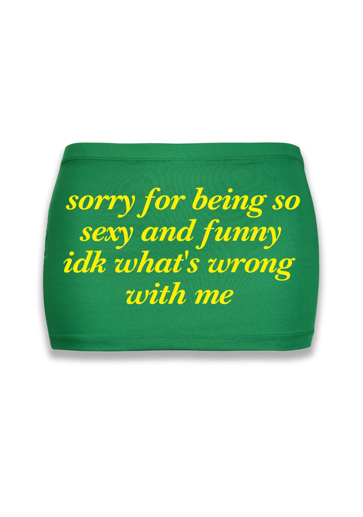Sorry For Being So Smart Y2K Mini Hip Skirt Cherrykitten - Image 5