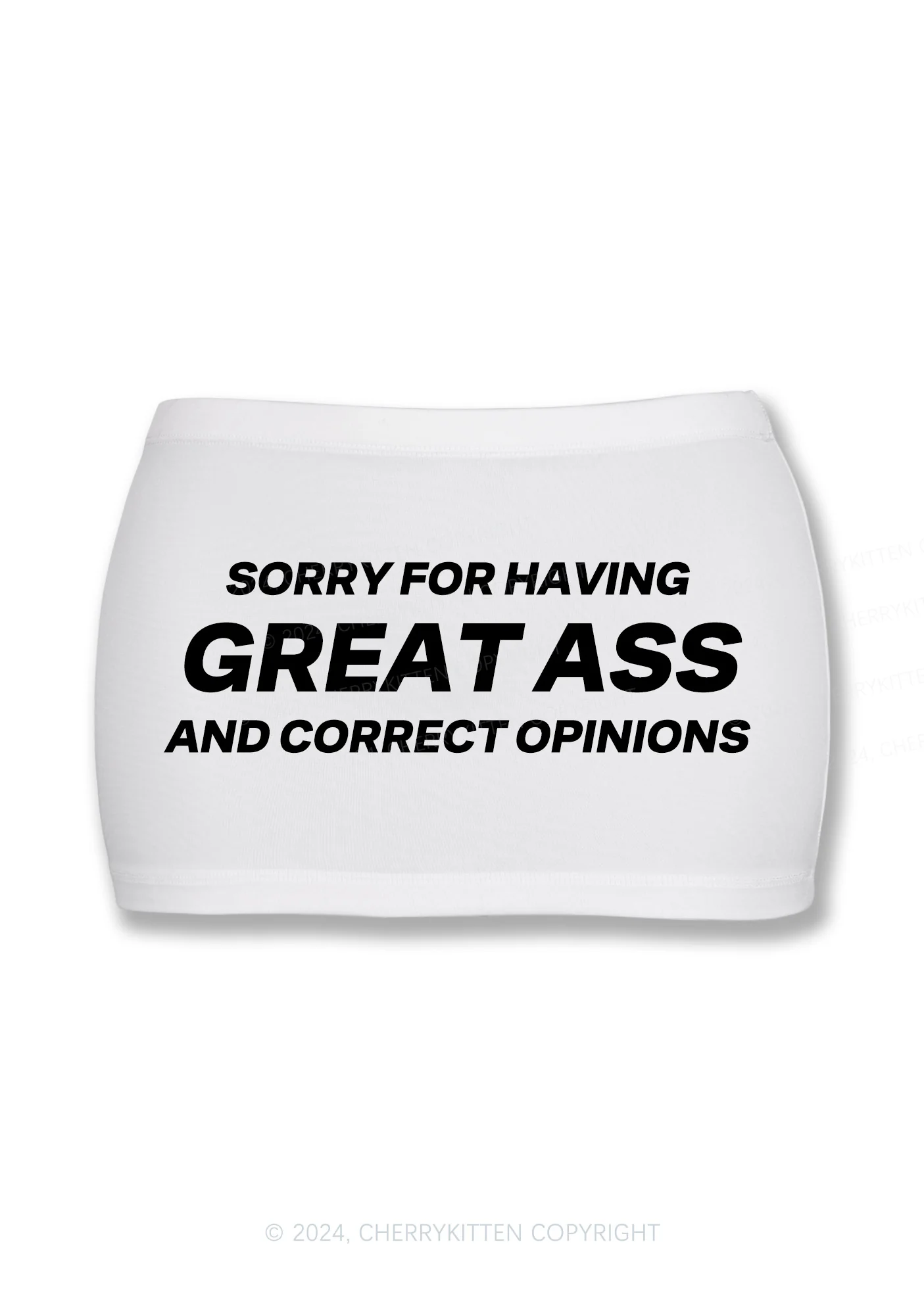 Sorry For Having Great Axx Y2K Mini Hip Skirt Cherrykitten - Image 3