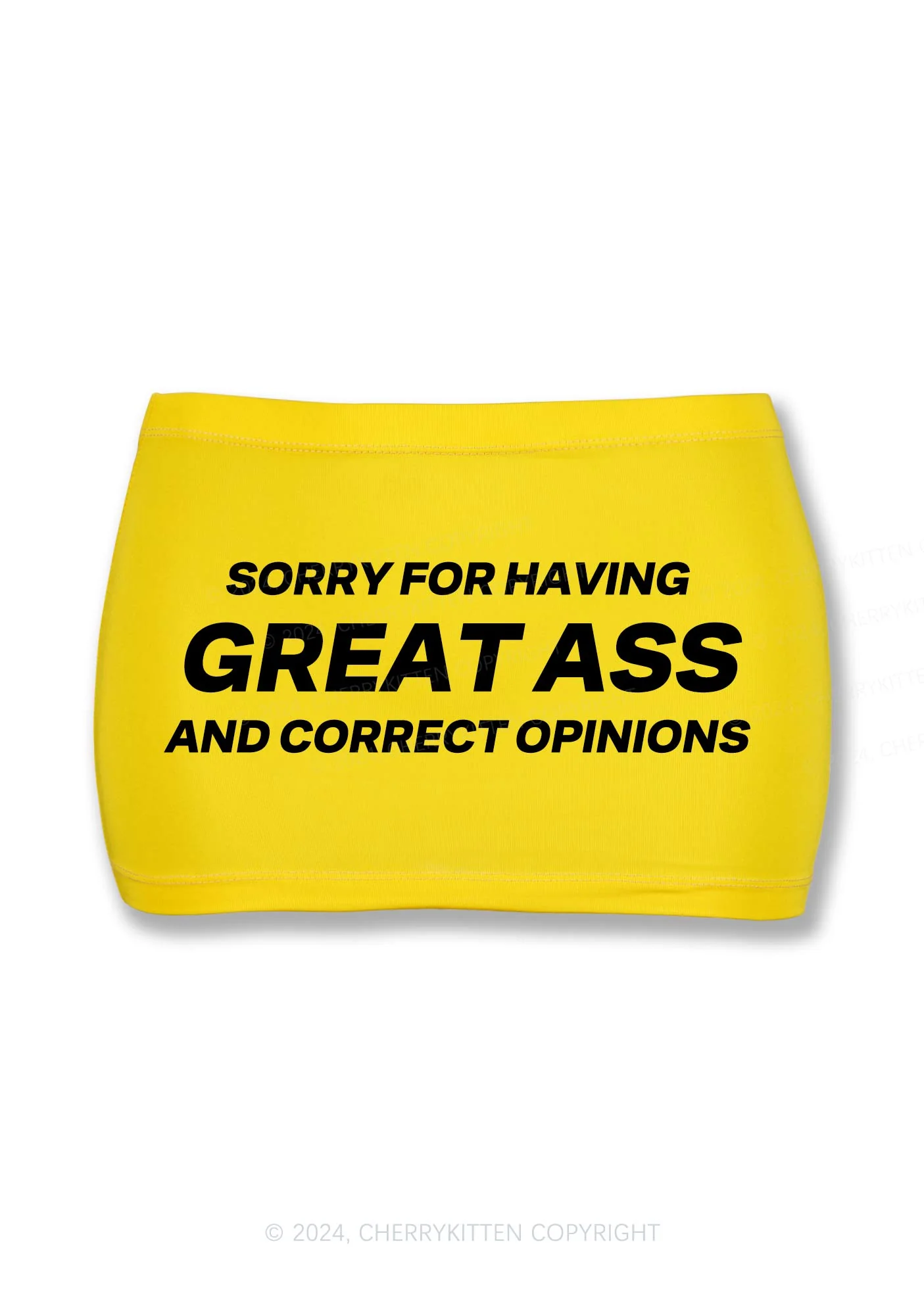 Sorry For Having Great Axx Y2K Mini Hip Skirt Cherrykitten - Image 4