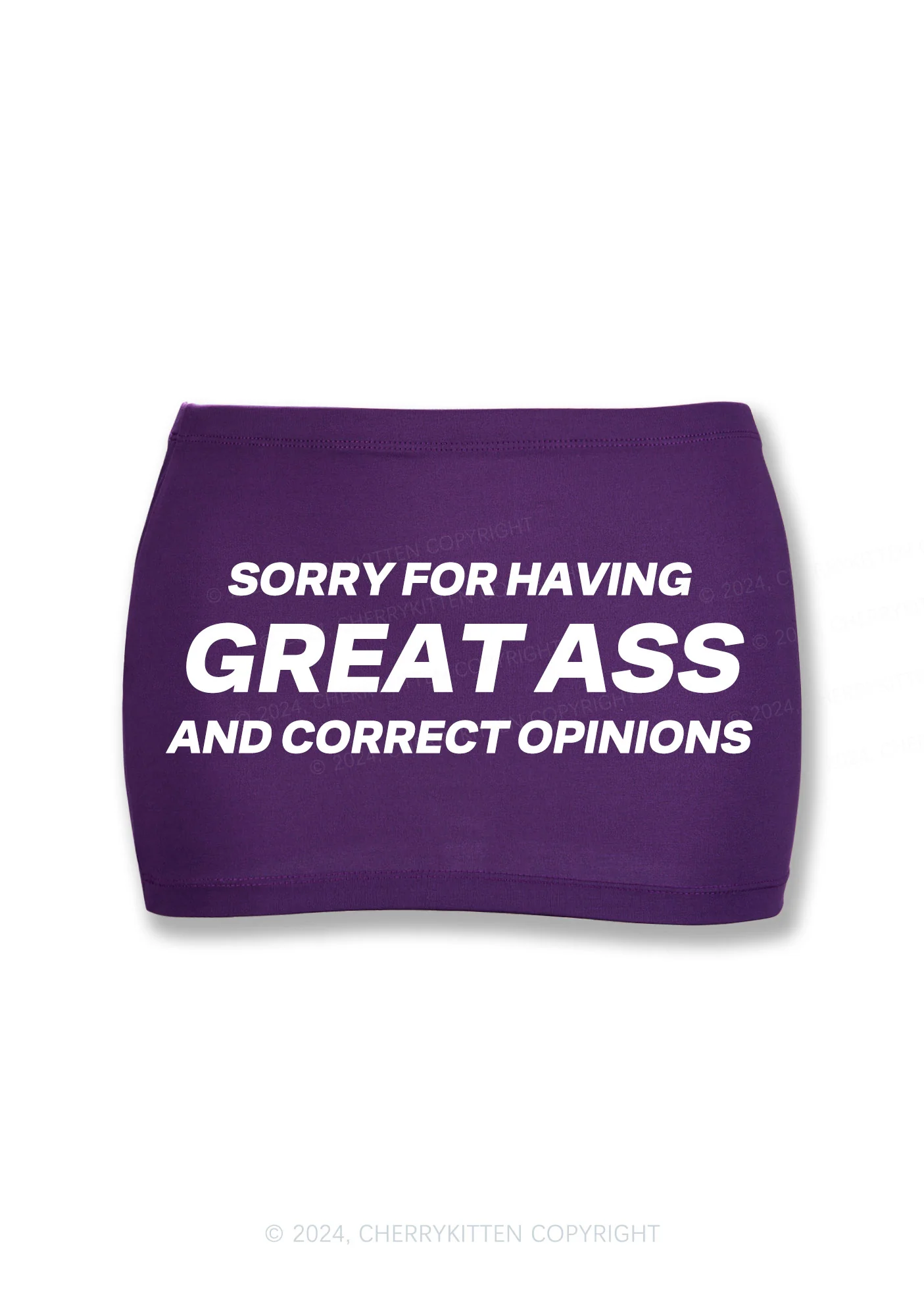 Sorry For Having Great Axx Y2K Mini Hip Skirt Cherrykitten - Image 5