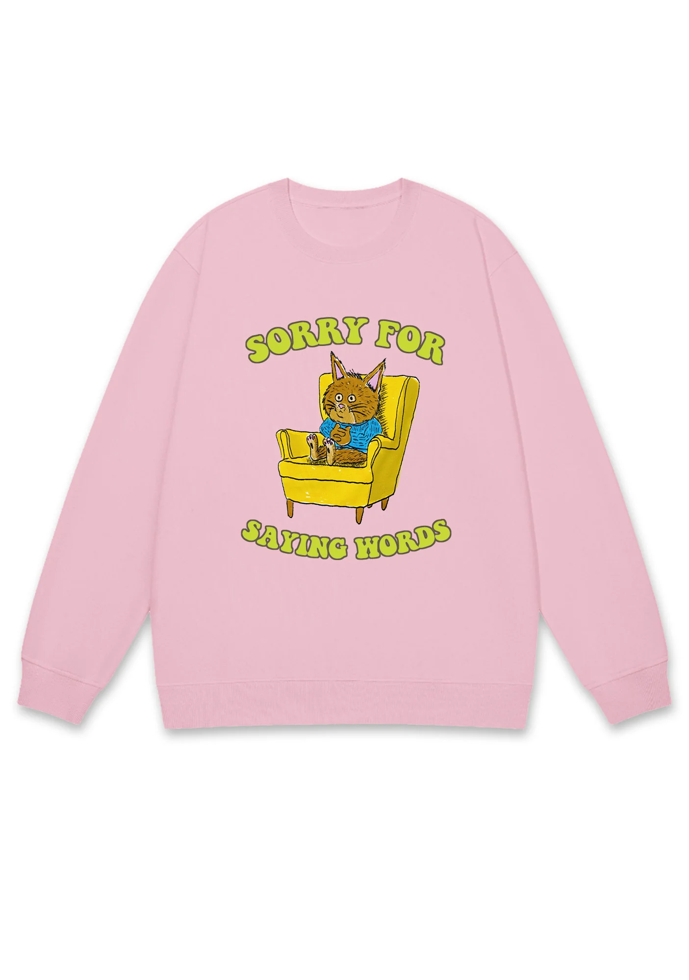 Sorry For Saying Words Y2K Sweatshirt - Image 5