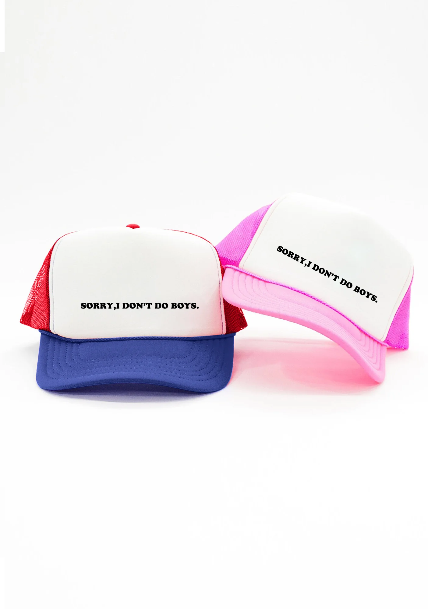 Sorry I Don't Do Boys Trucker Hat - Image 4