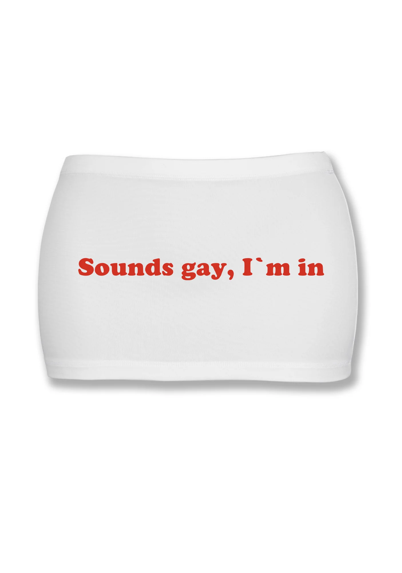 Sounds Gay Y2K Mini Hip Skirt Cherrykitten - Image 2