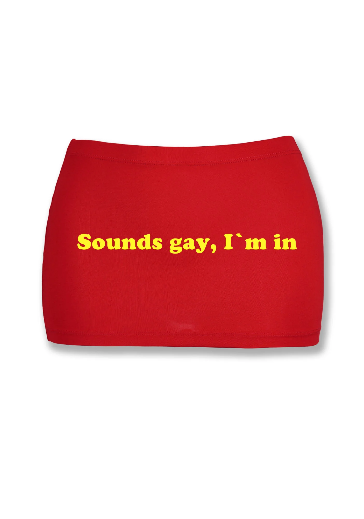 Sounds Gay Y2K Mini Hip Skirt Cherrykitten - Image 3