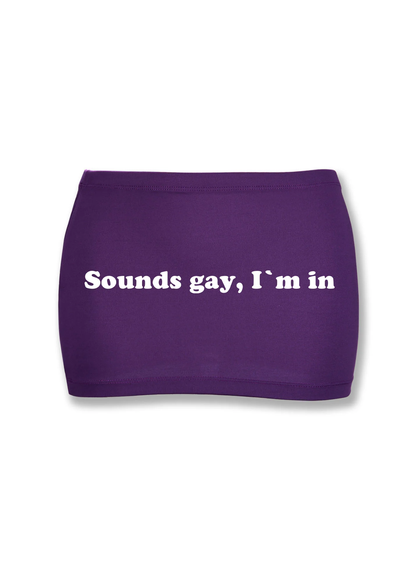 Sounds Gay Y2K Mini Hip Skirt Cherrykitten - Image 5