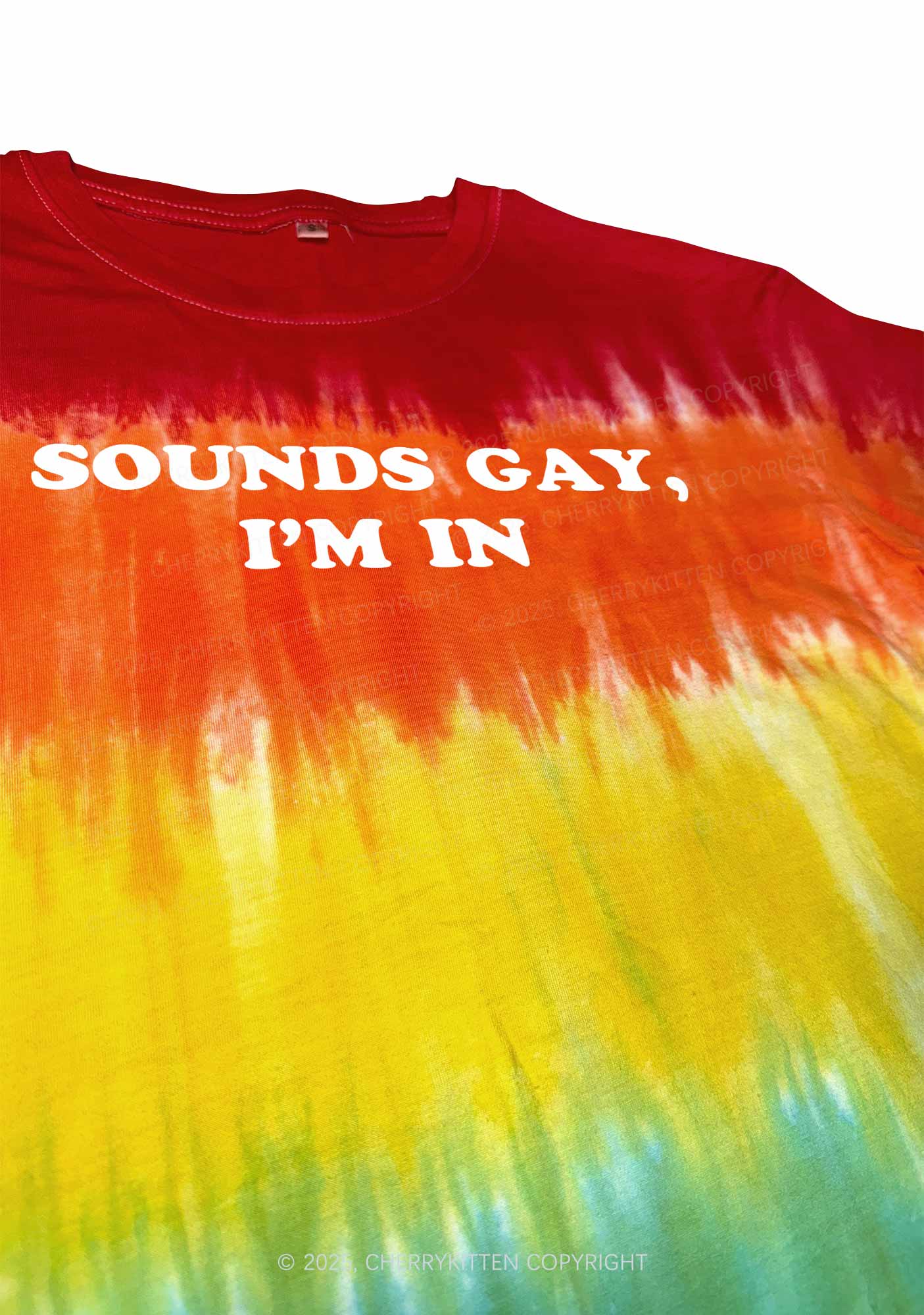 Sounds Gay Y2K Tie Dye Shirts Cherrykitten - Image 2