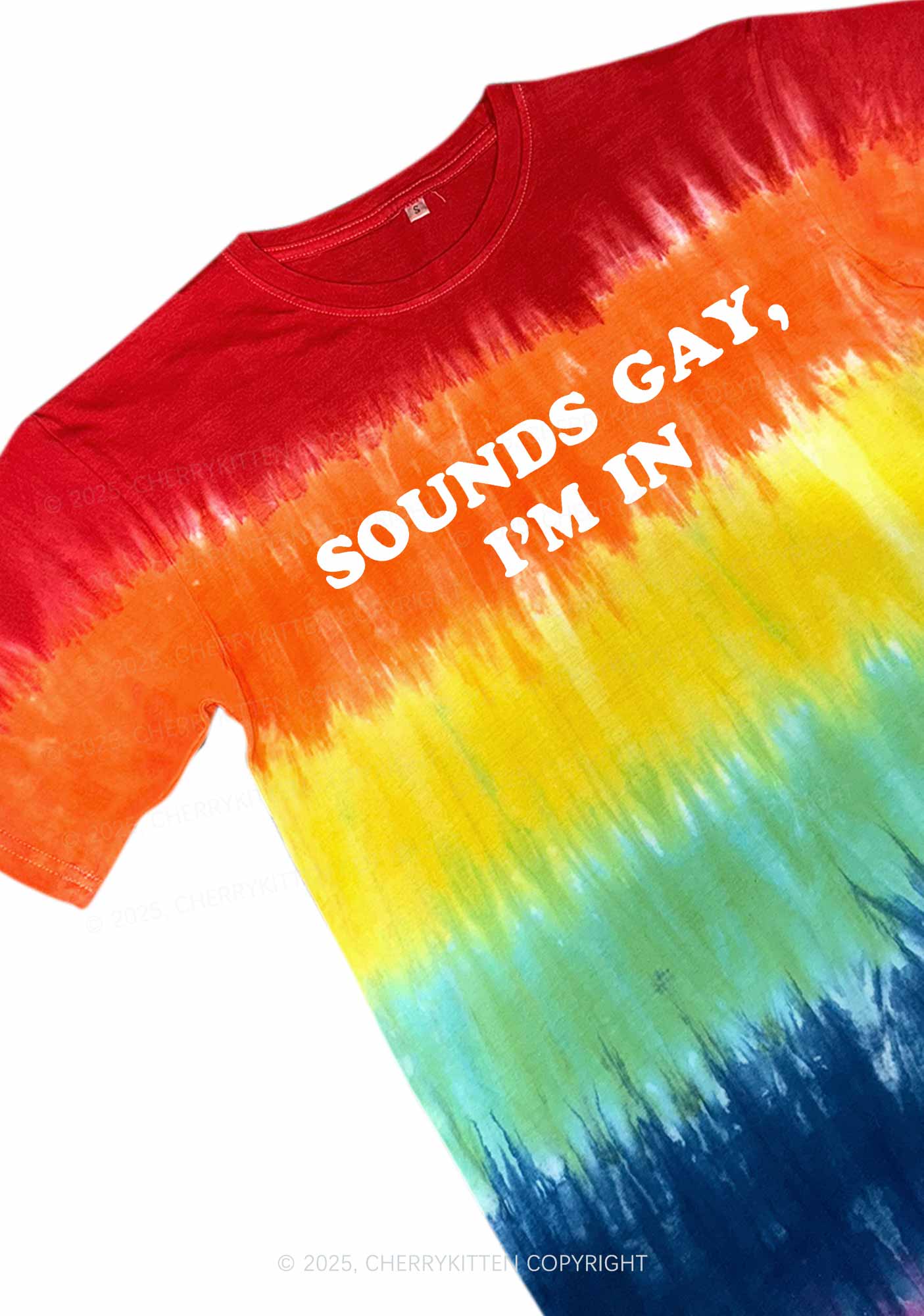 Sounds Gay Y2K Tie Dye Shirts Cherrykitten - Image 3