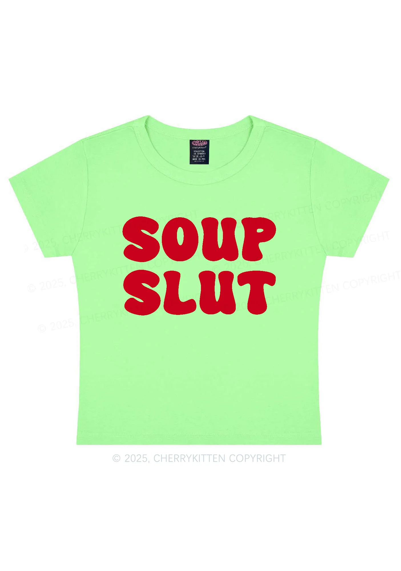 Soup Slxt Y2K Baby Tee Cherrykitten - Image 10