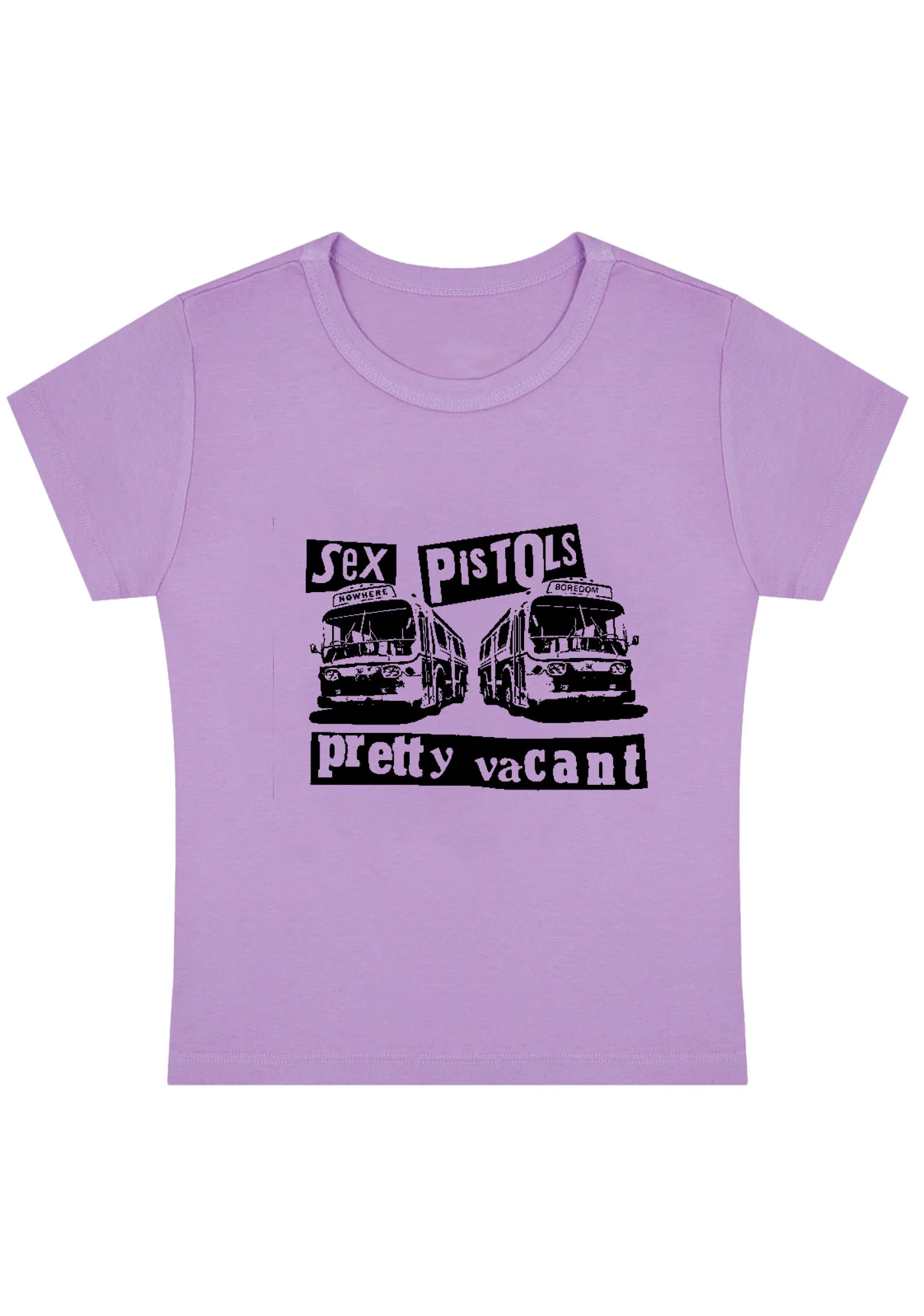 SP Band Pretty Vacant Y2K Baby Tee - Image 4