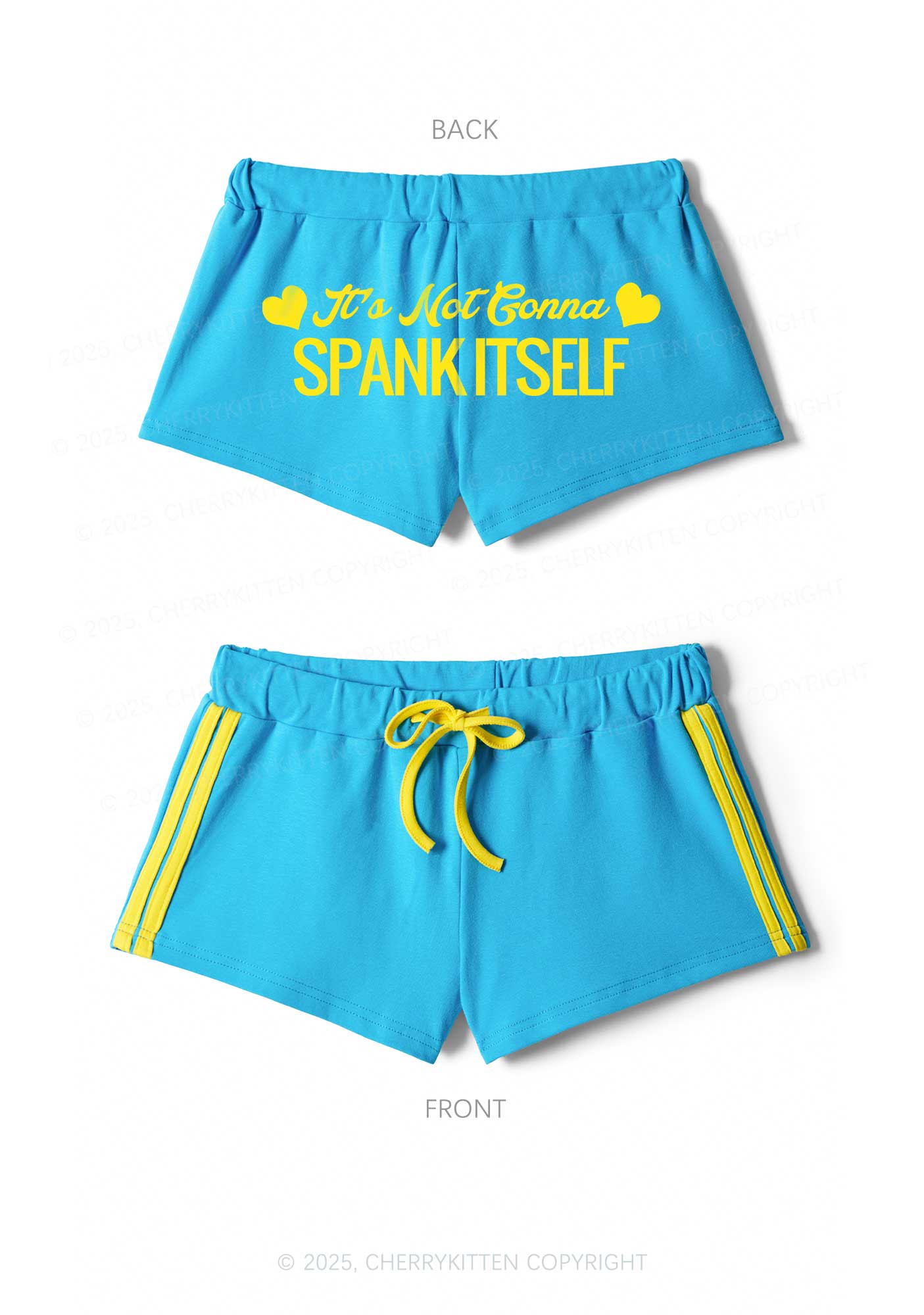 Spank Itself Y2K Drawstring Mini Shorts Cherrykitten - Image 3