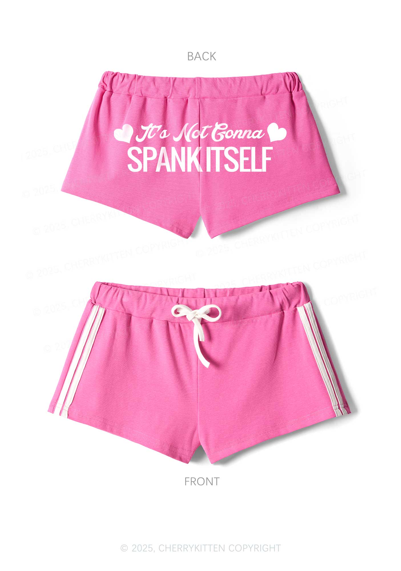 Spank Itself Y2K Drawstring Mini Shorts Cherrykitten - Image 4
