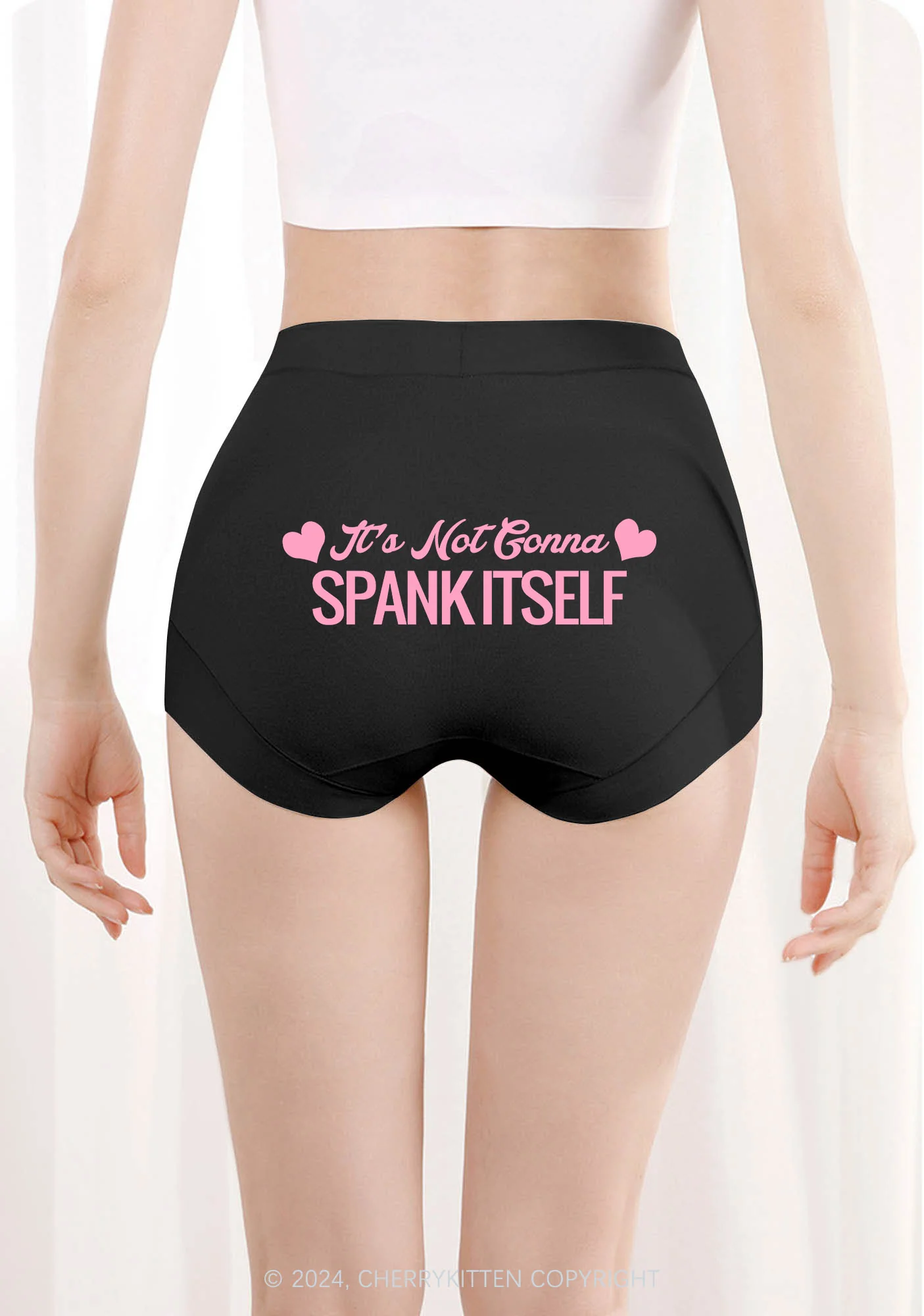 Spank Itself Y2K Mid Rise Waist Boyshort Cherrykitten - Image 3