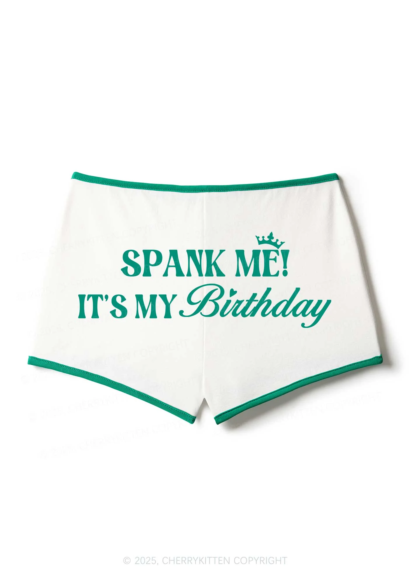 Spank Me Its My Birthday Y2K Booty Shorts Cherrykitten - Image 3