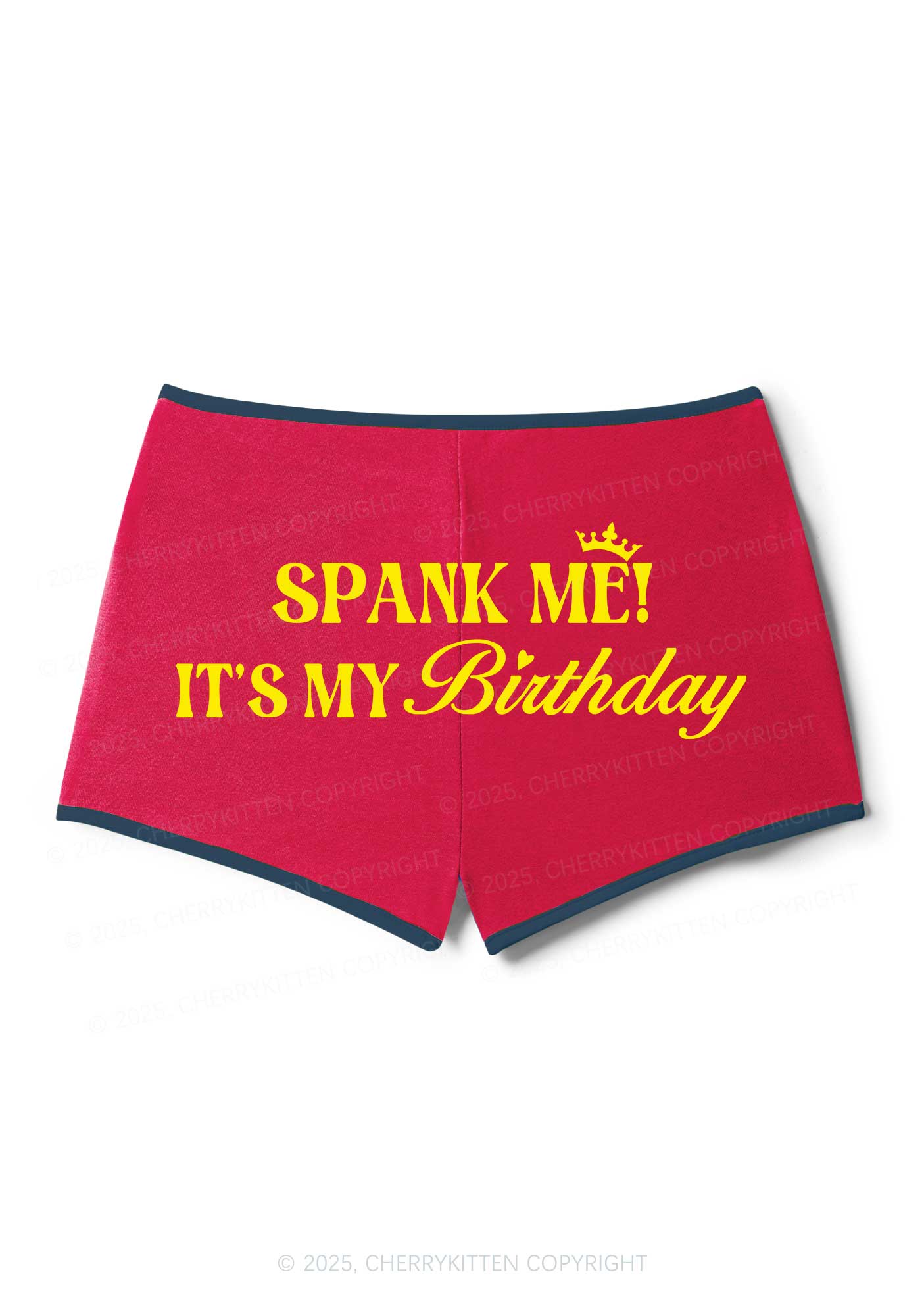 Spank Me Its My Birthday Y2K Booty Shorts Cherrykitten - Image 4