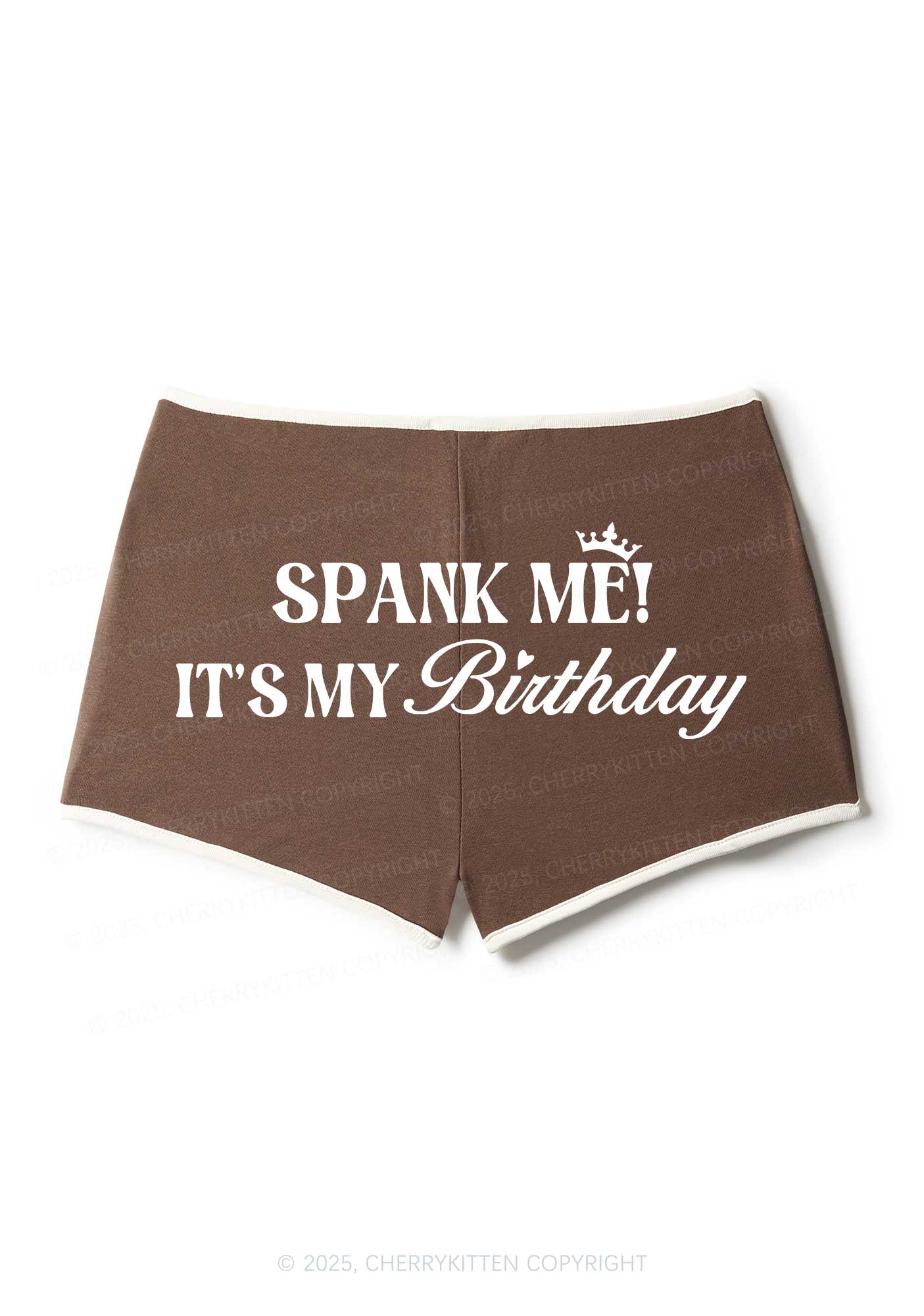 Spank Me Its My Birthday Y2K Booty Shorts Cherrykitten - Image 5