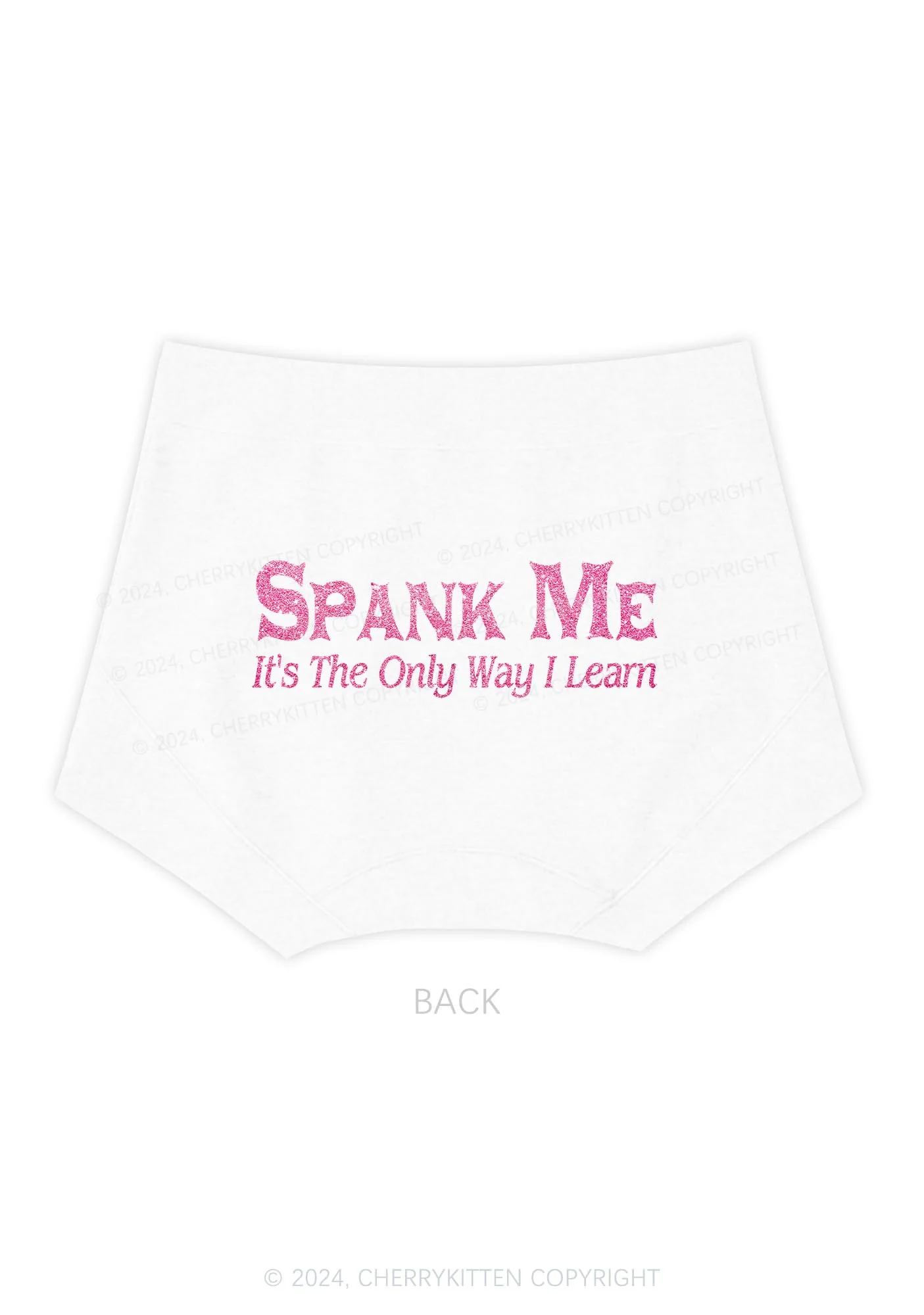 Spank Me Y2K Mid Rise Waist Boyshort Cherrykitten - Image 4