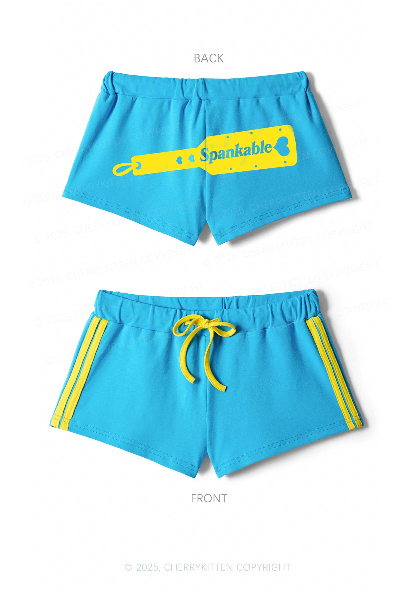Spankable Y2K Drawstring Mini Shorts Cherrykitten - Image 4