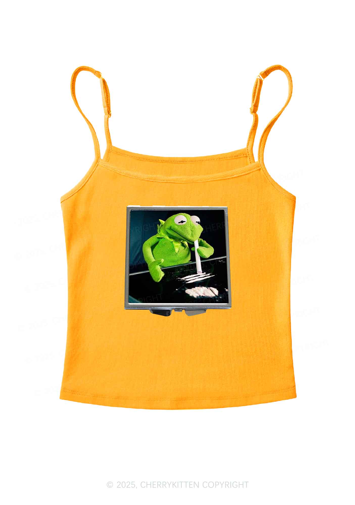Special Cola Frog Y2K Spaghetti Strap Cami Cherrykitten - Image 4
