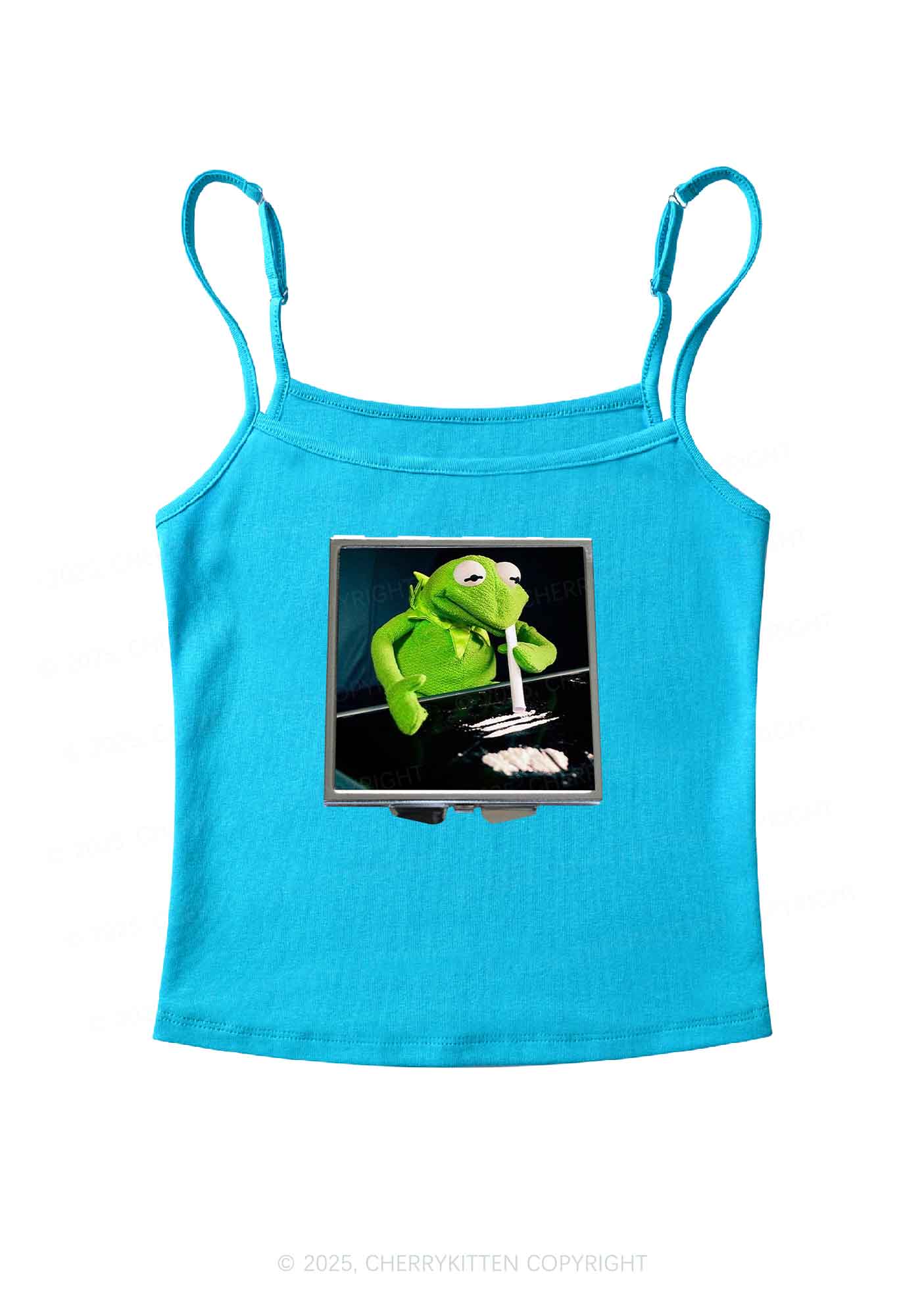 Special Cola Frog Y2K Spaghetti Strap Cami Cherrykitten - Image 5