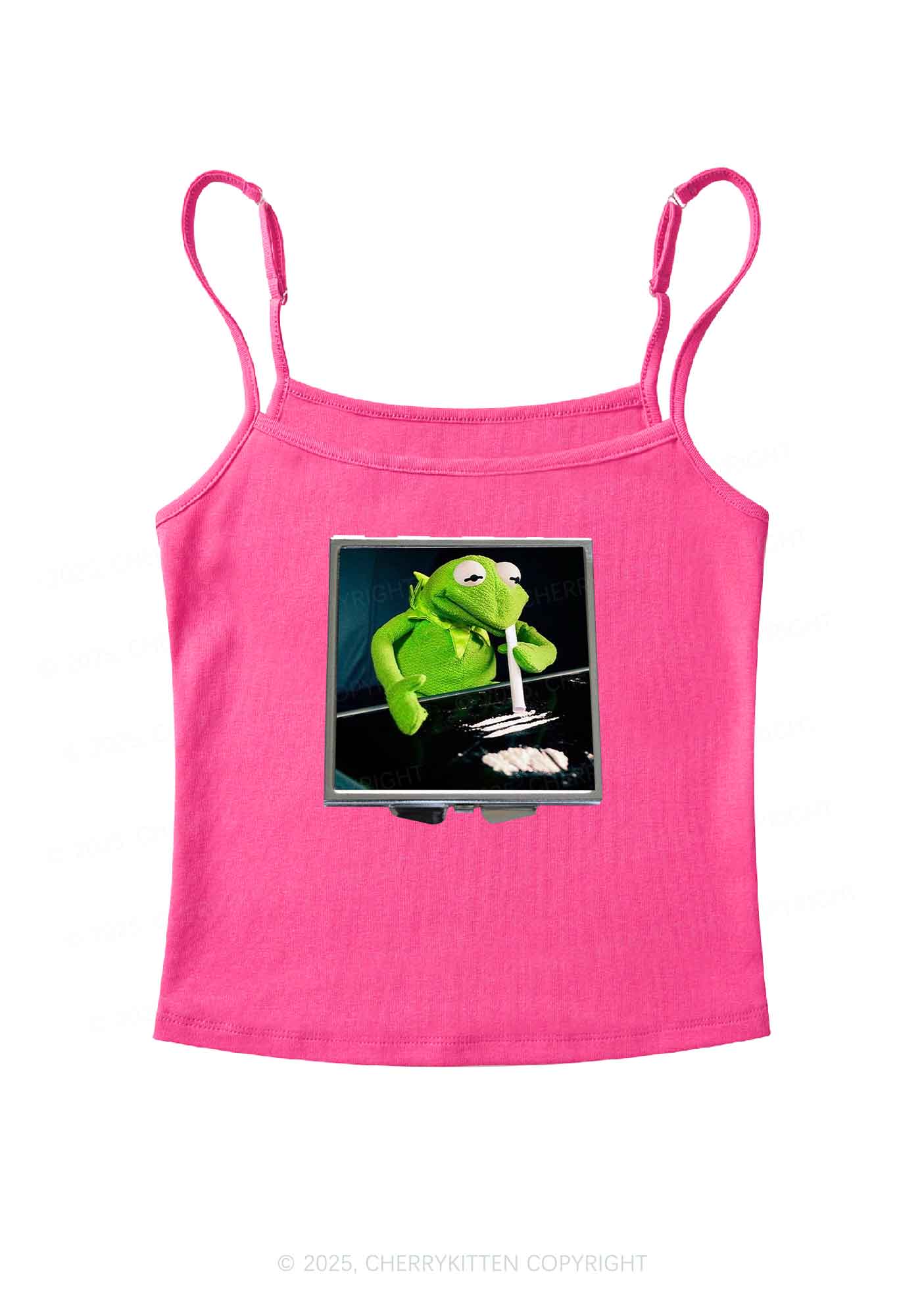 Special Cola Frog Y2K Spaghetti Strap Cami Cherrykitten - Image 6