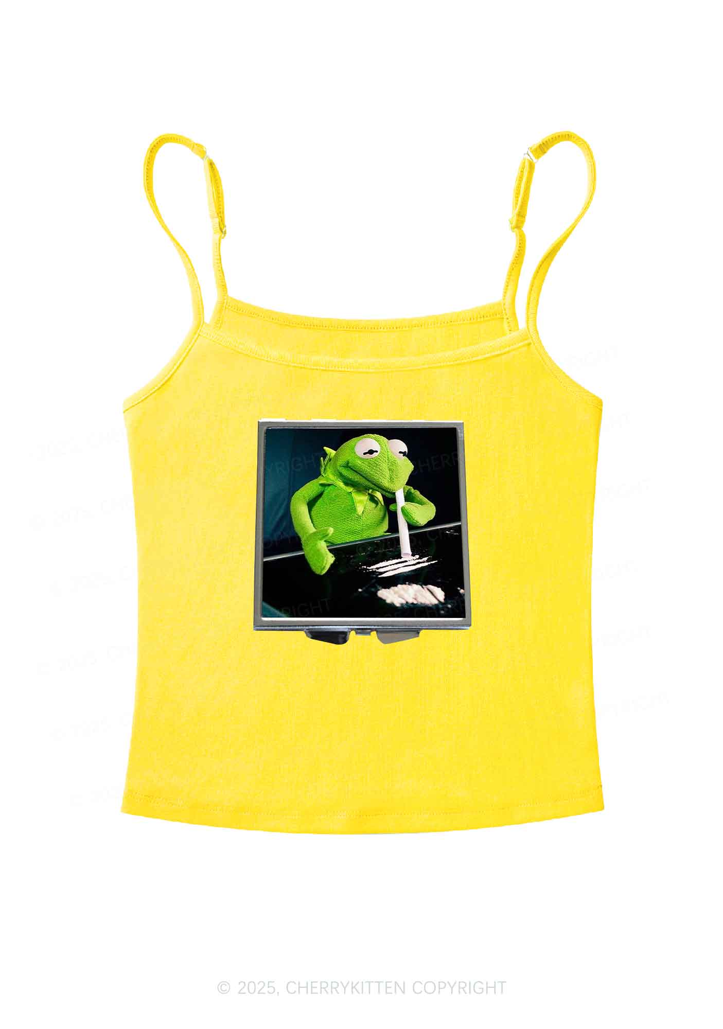 Special Cola Frog Y2K Spaghetti Strap Cami Cherrykitten - Image 7