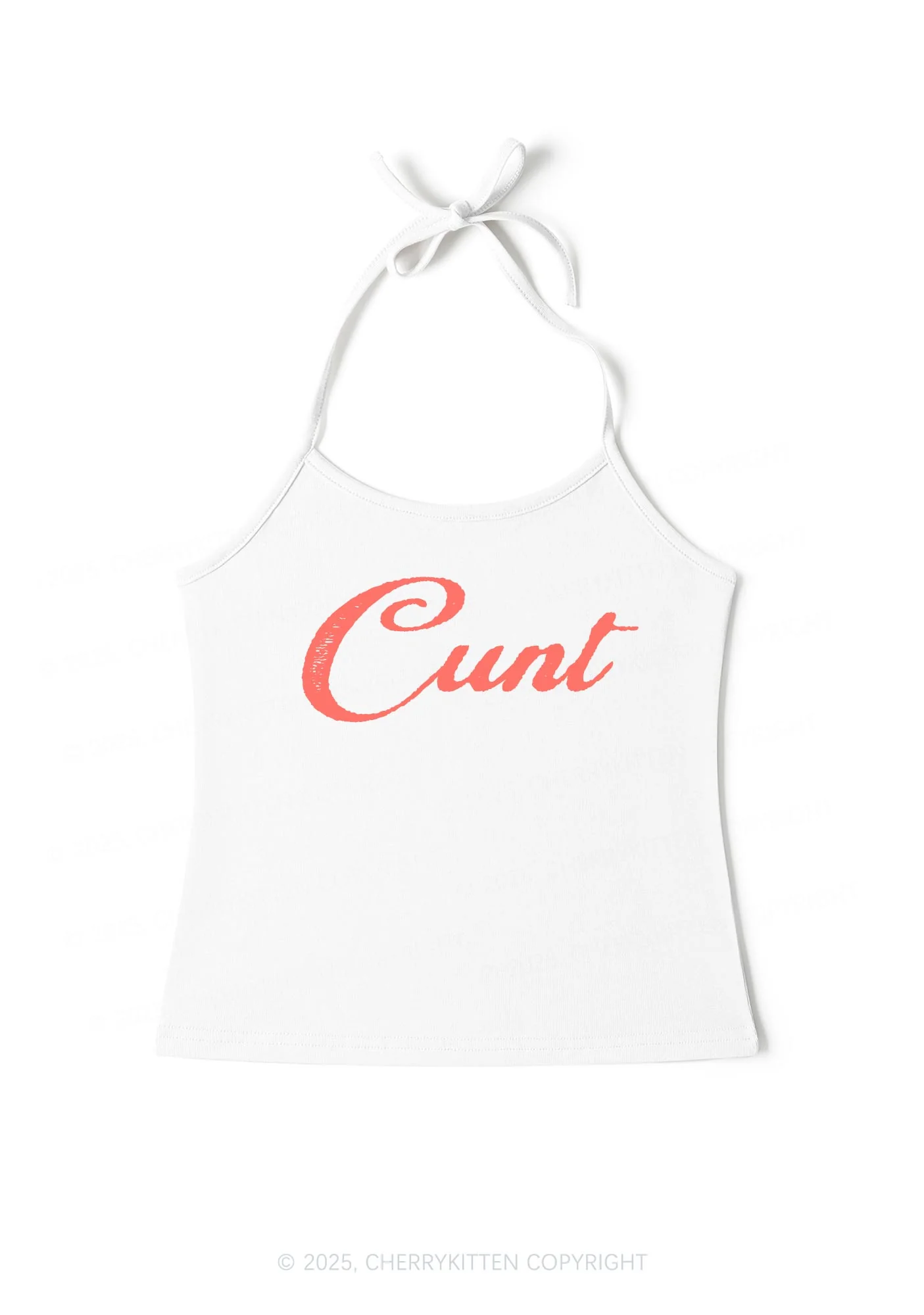 Special Cxxt Y2K Halter Neck Cami Cherrykitten - Image 2
