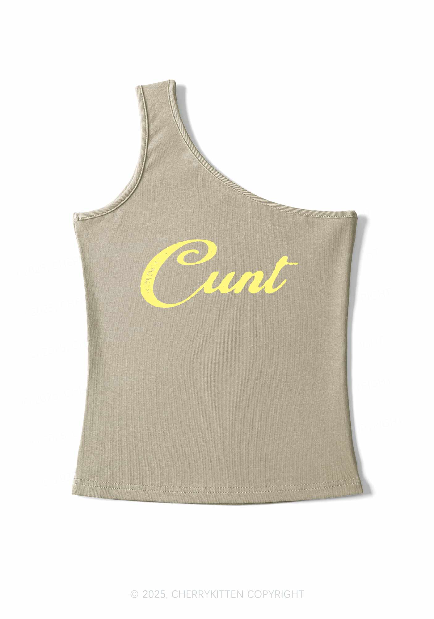 Special Cxxt Y2K One Shoulder Tank Top Cherrykitten - Image 5