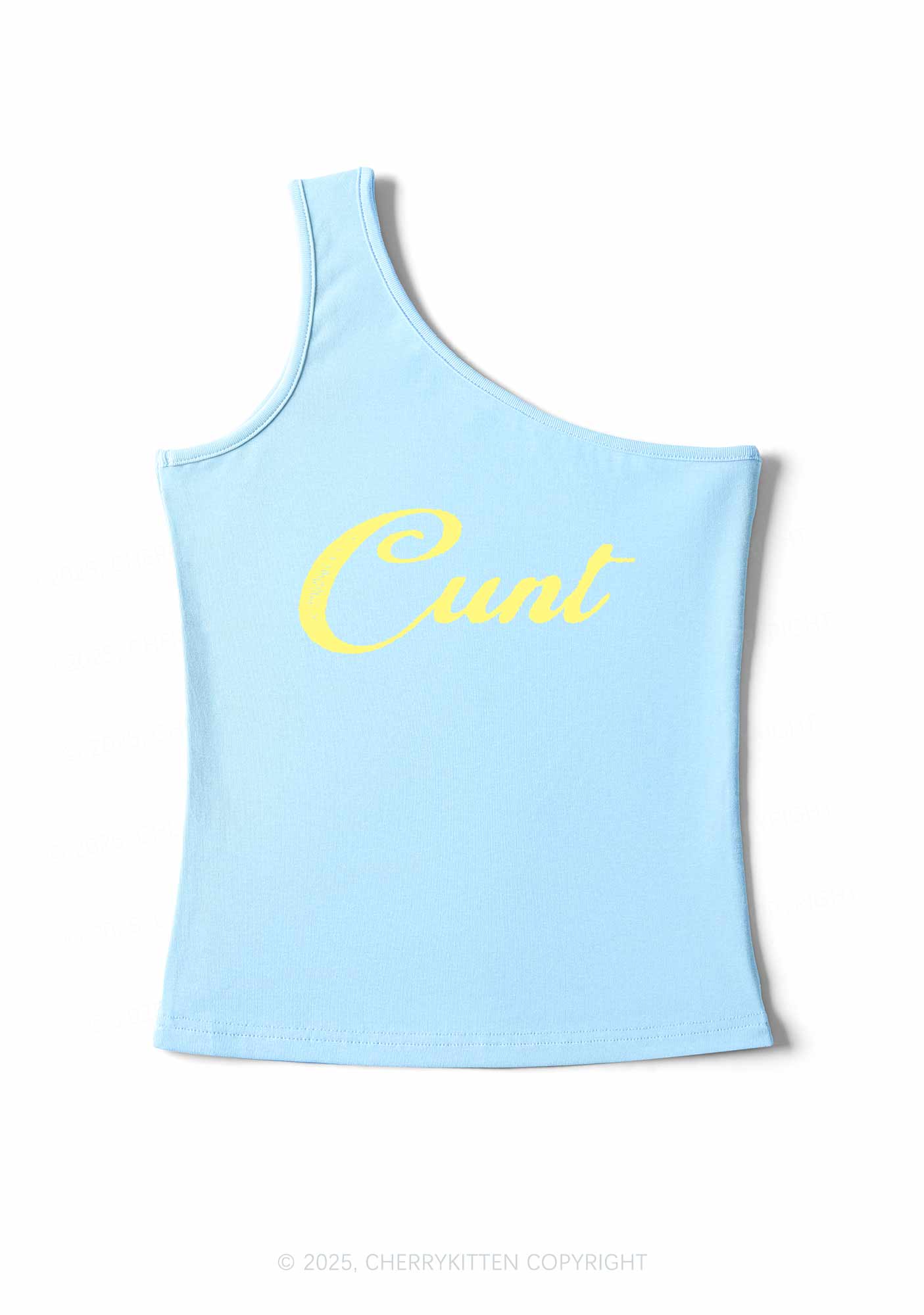 Special Cxxt Y2K One Shoulder Tank Top Cherrykitten - Image 6