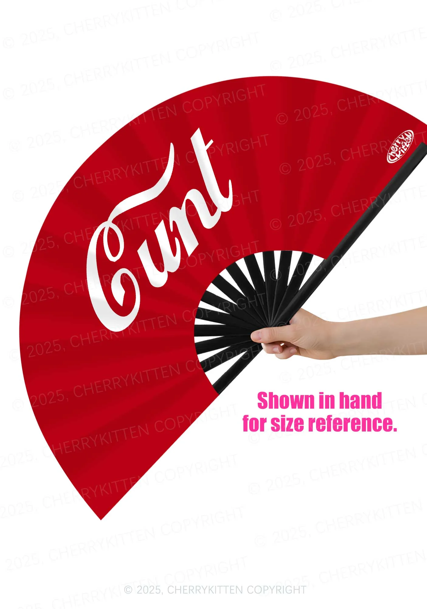 Special Cxxt Y2K Rave Hand Fan Cherrykitten - Image 2