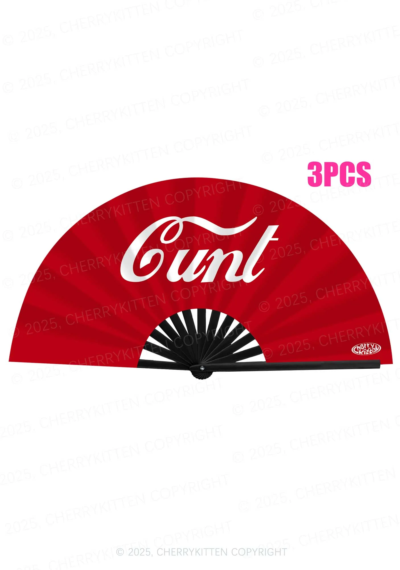 Special Cxxt Y2K Rave Hand Fan Cherrykitten - Image 3