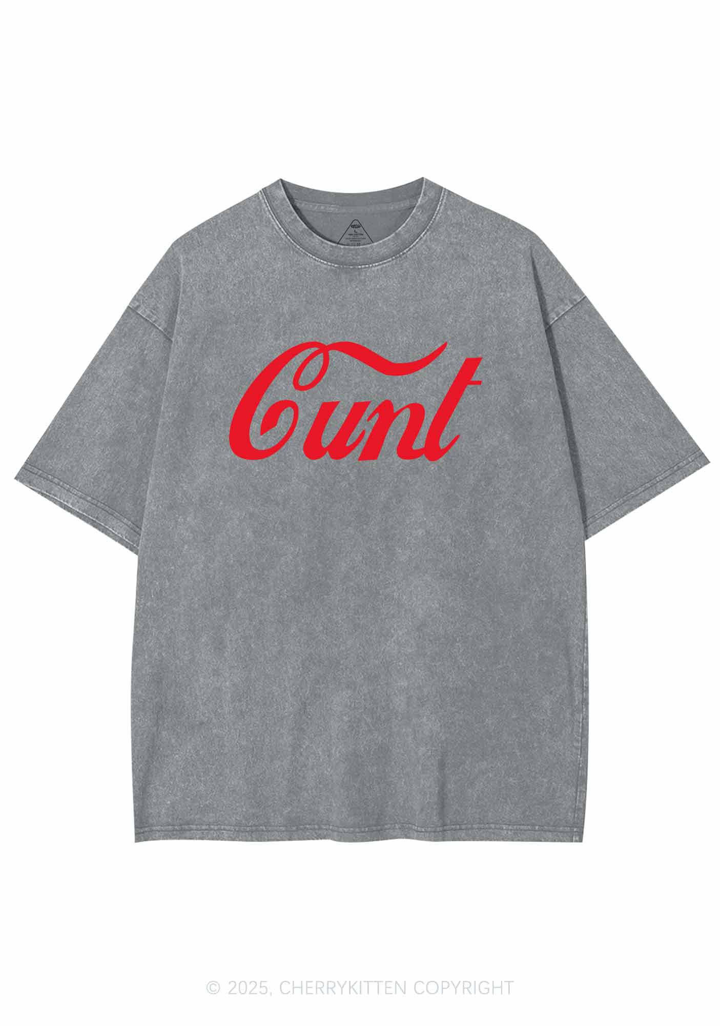 Special Cxxt Y2K Shirts Washed Tee Cherrykitten - Image 6