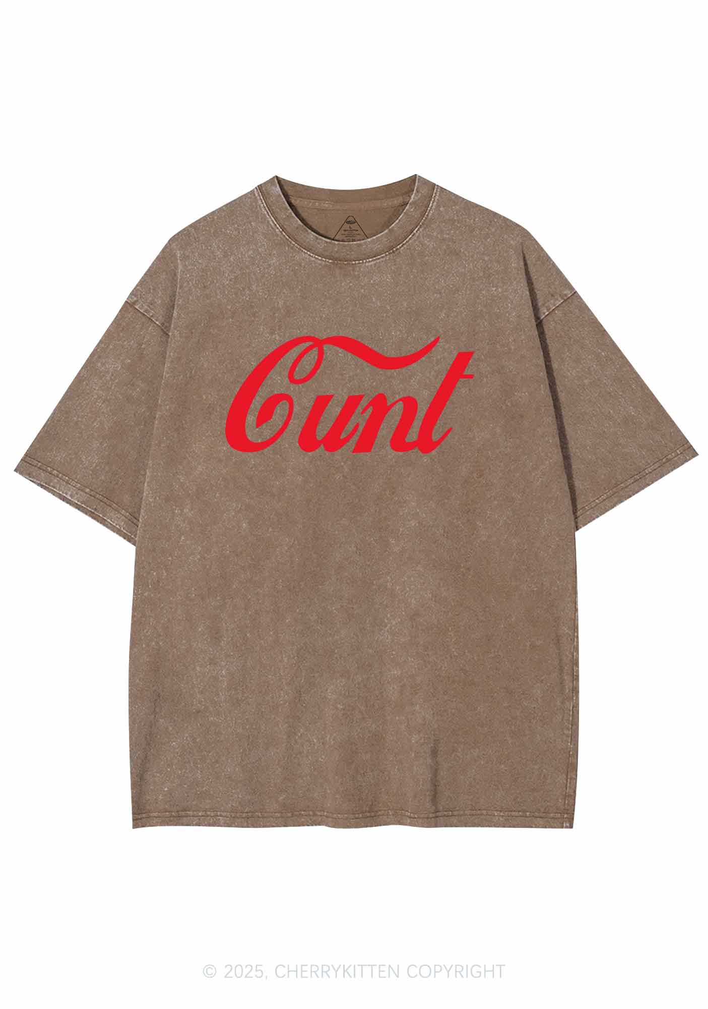 Special Cxxt Y2K Shirts Washed Tee Cherrykitten - Image 7