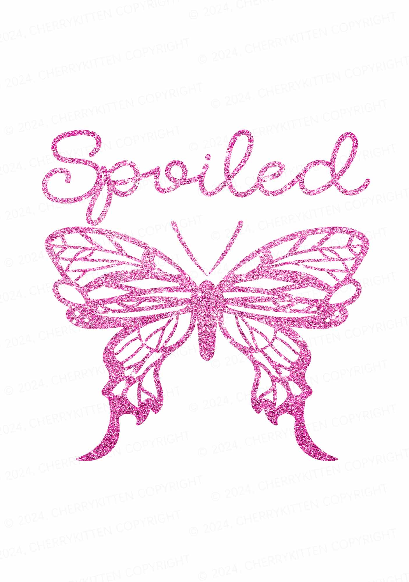 Spoiled Butterfly Y2K Mid Rise Waist Boyshort Cherrykitten - Image 2