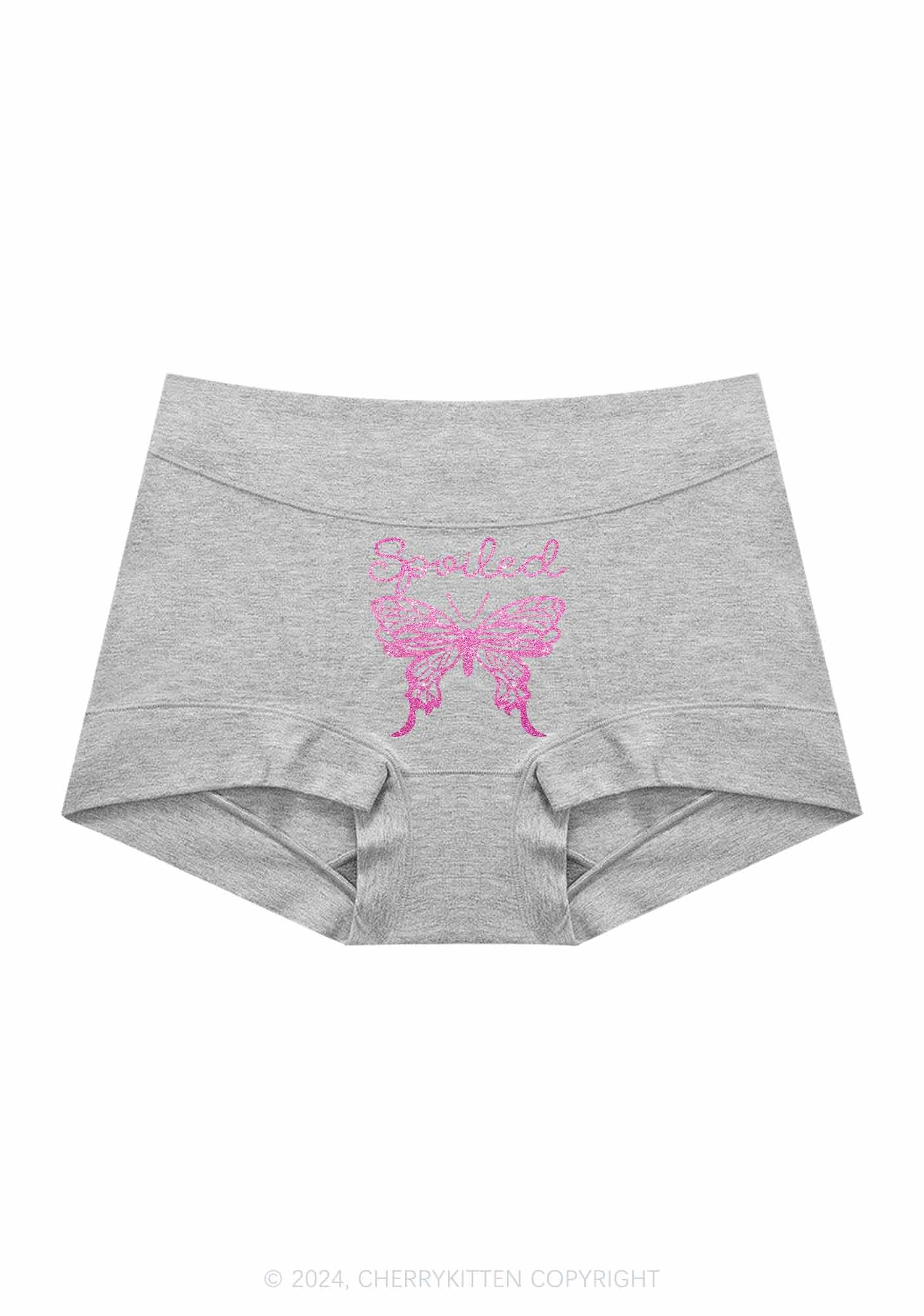 Spoiled Butterfly Y2K Mid Rise Waist Boyshort Cherrykitten - Image 5