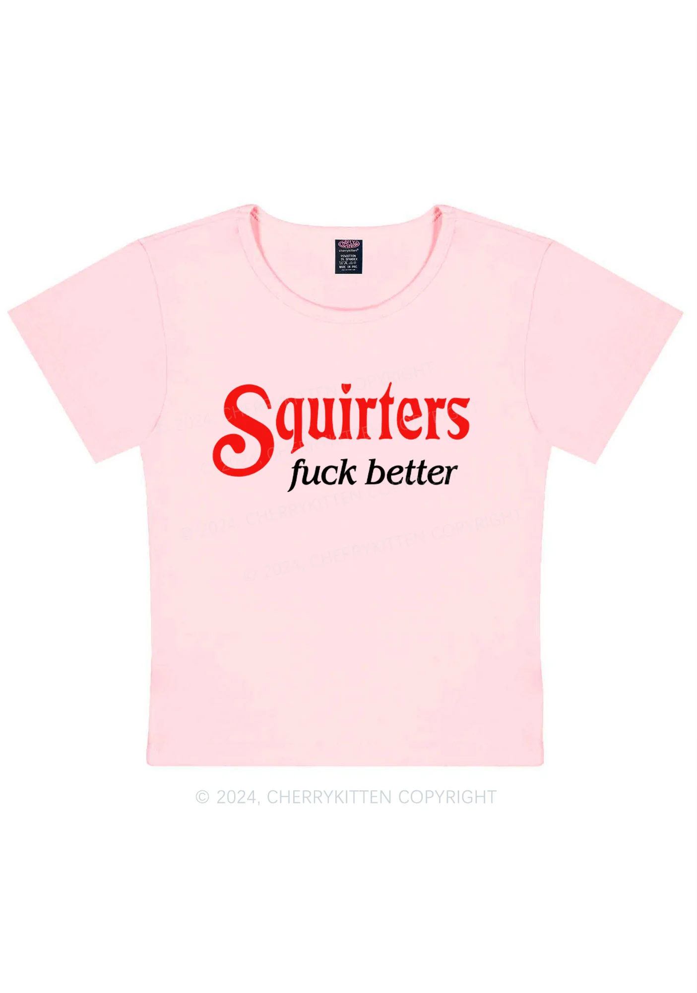 Squirters Fxxk Better Y2K Baby Tee Cherrykitten - Image 12