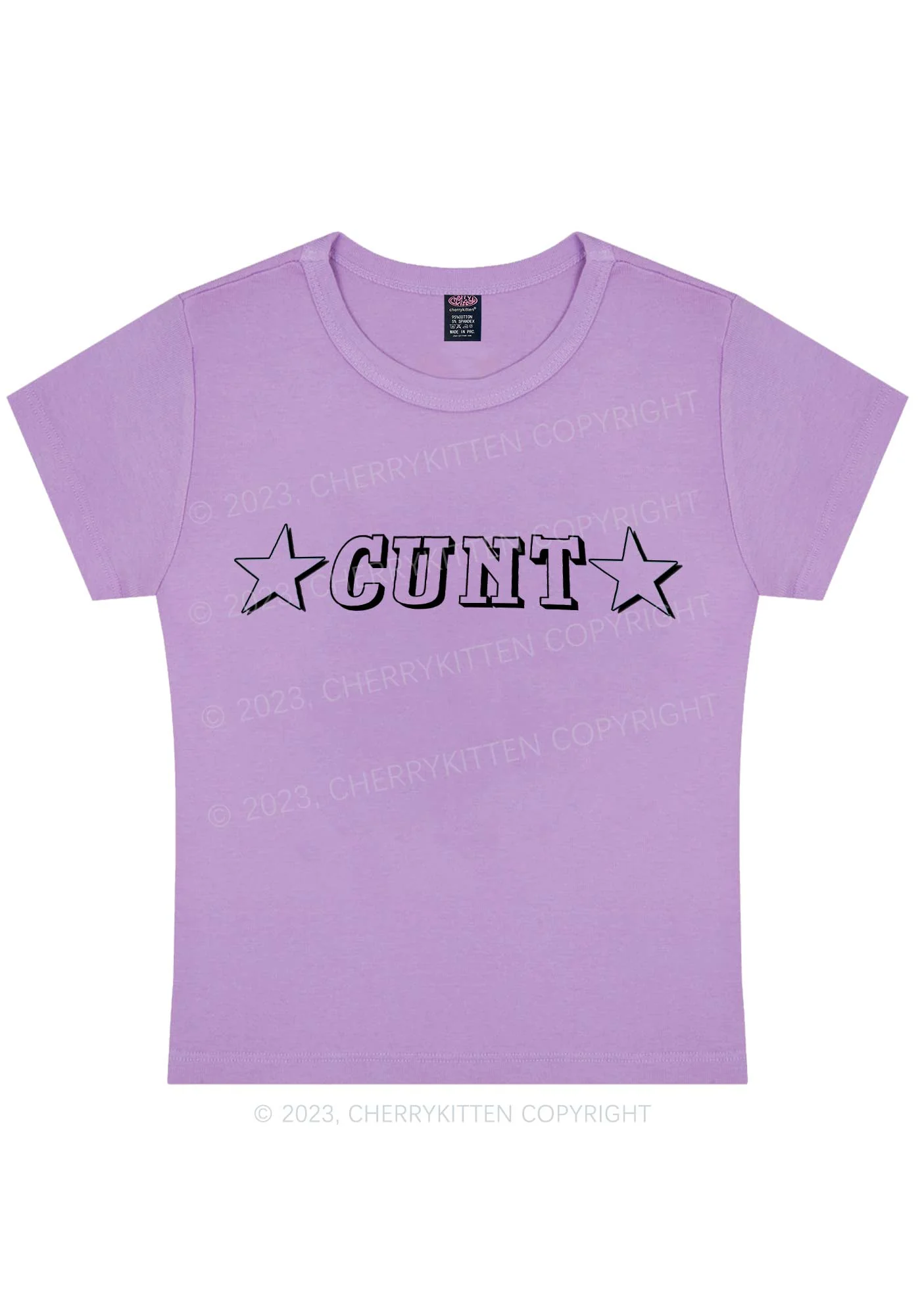 Star Count Y2K Baby Tee Cherrykitten - Image 7