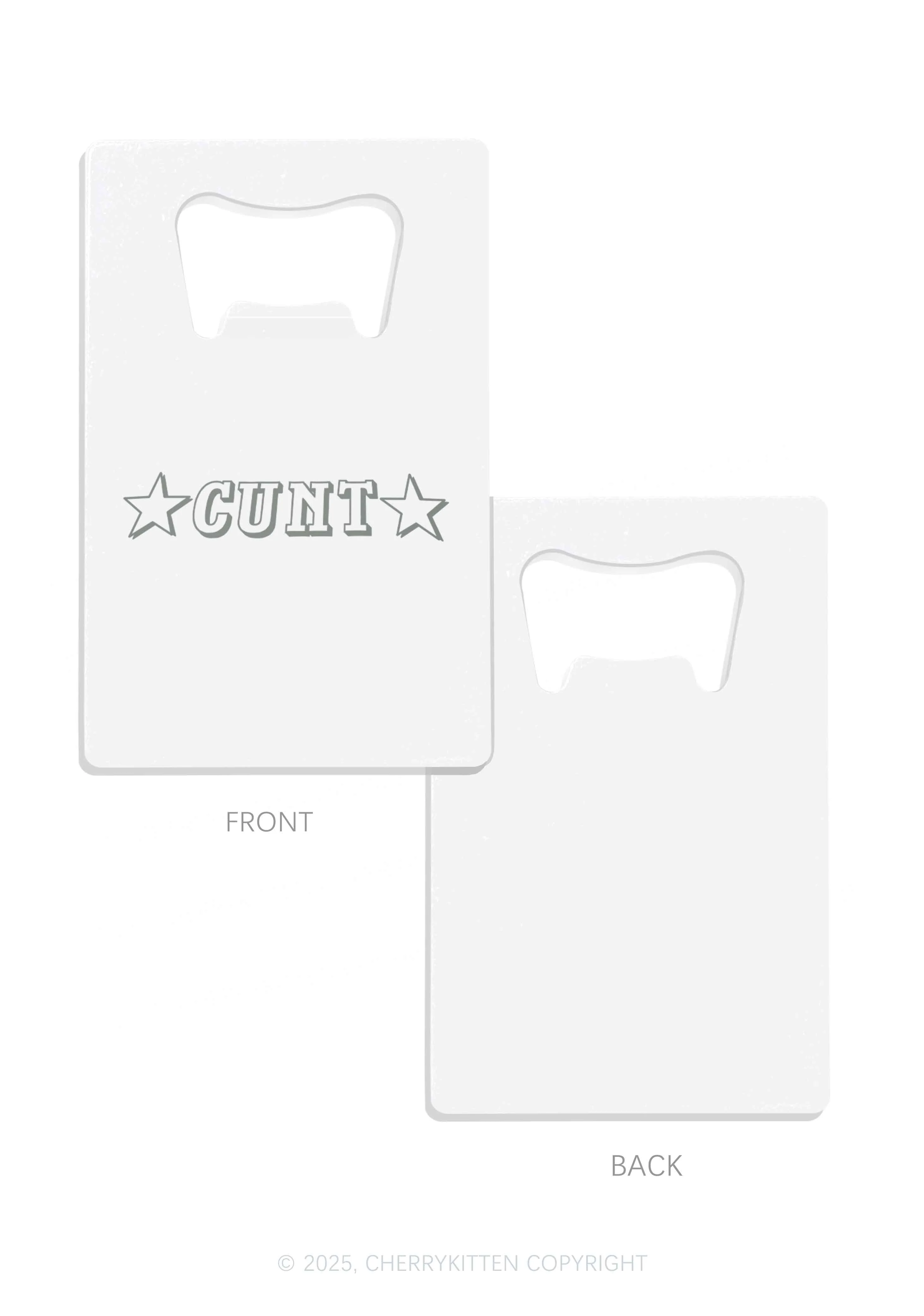 Star Count Y2K Credit Card Bottle Openers Cherrykitten - Image 3