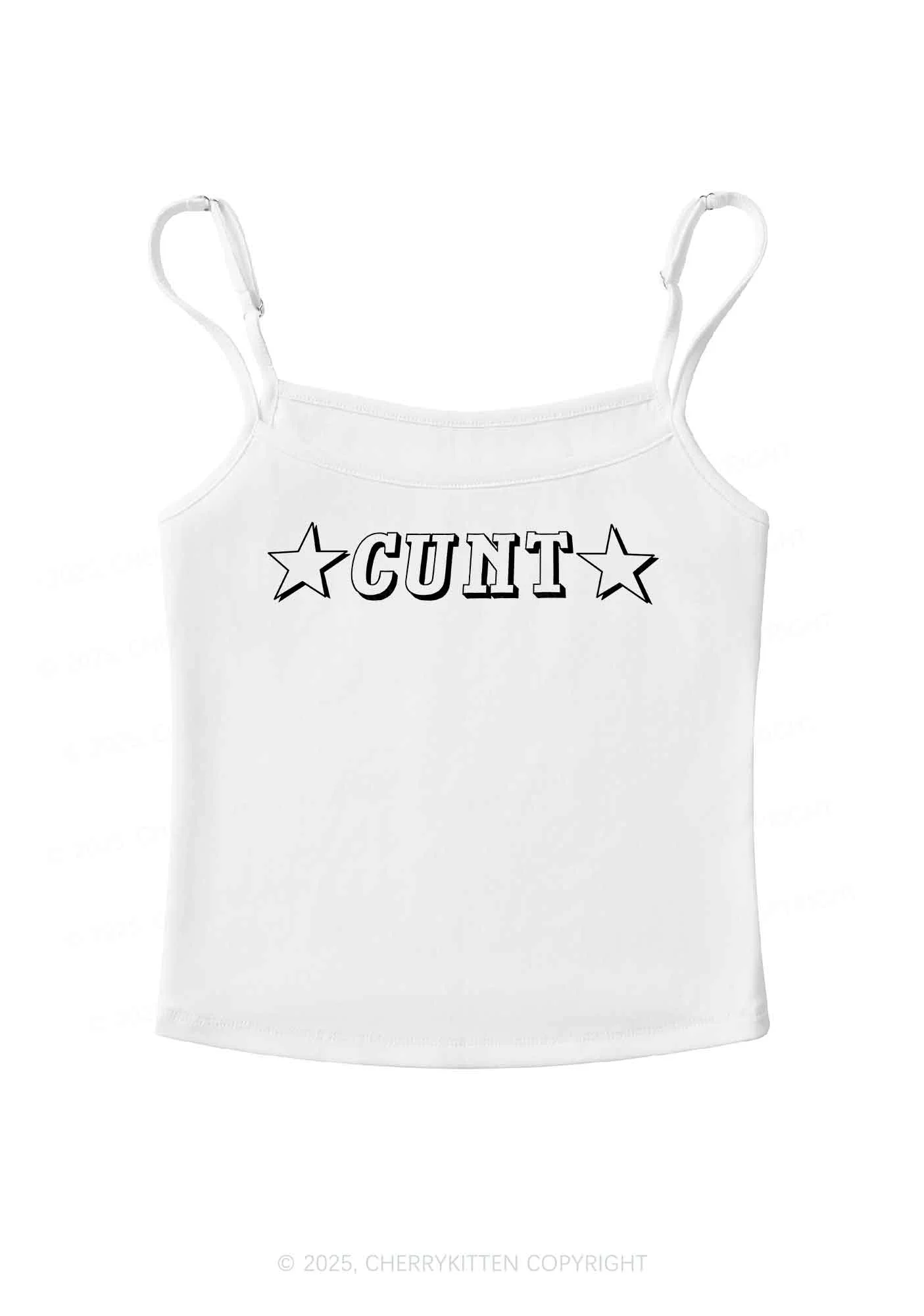 Star Count Y2K Spaghetti Strap Cami Cherrykitten - Image 4