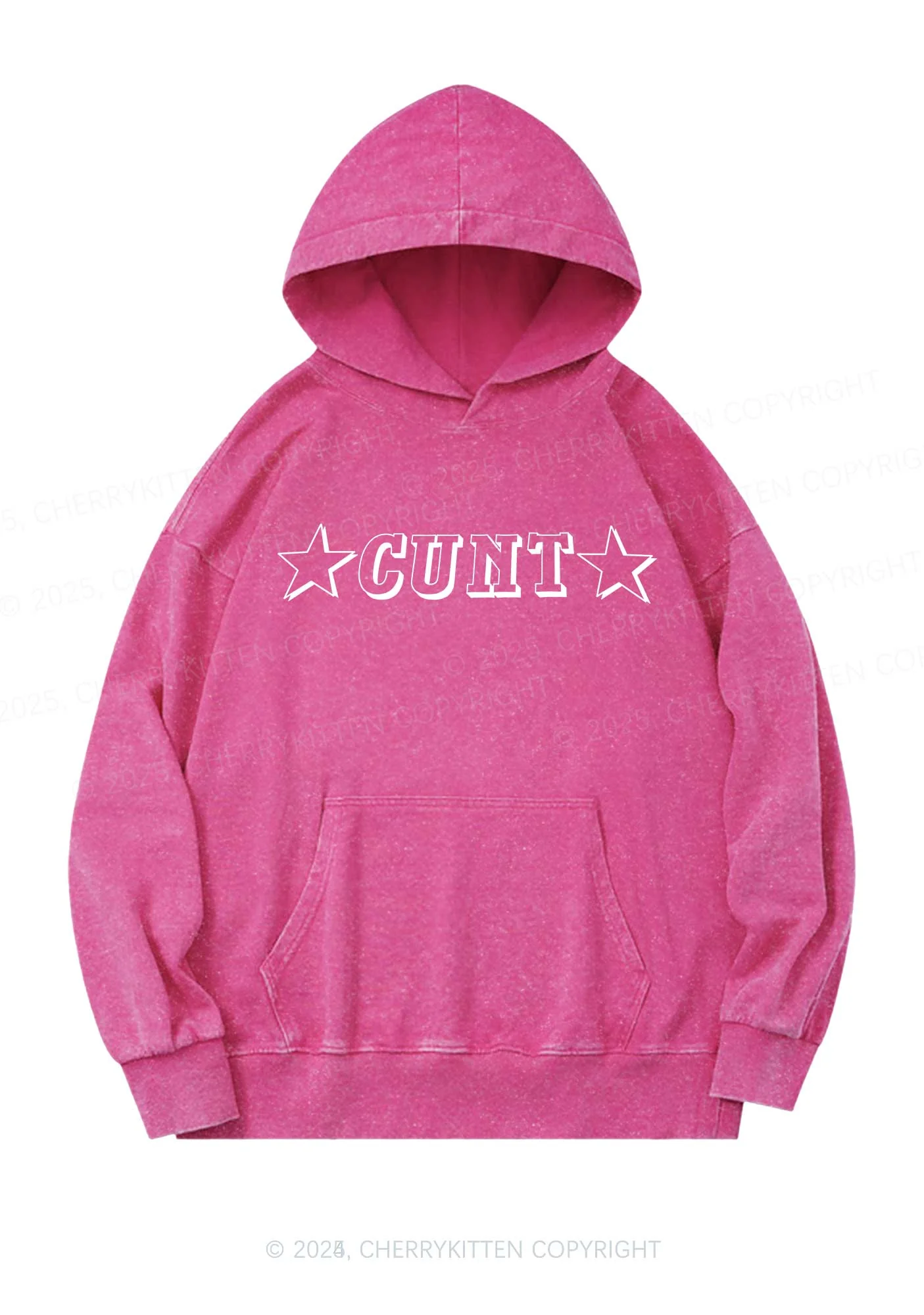 Star Count Y2K Washed Hoodie Cherrykitten - Image 4