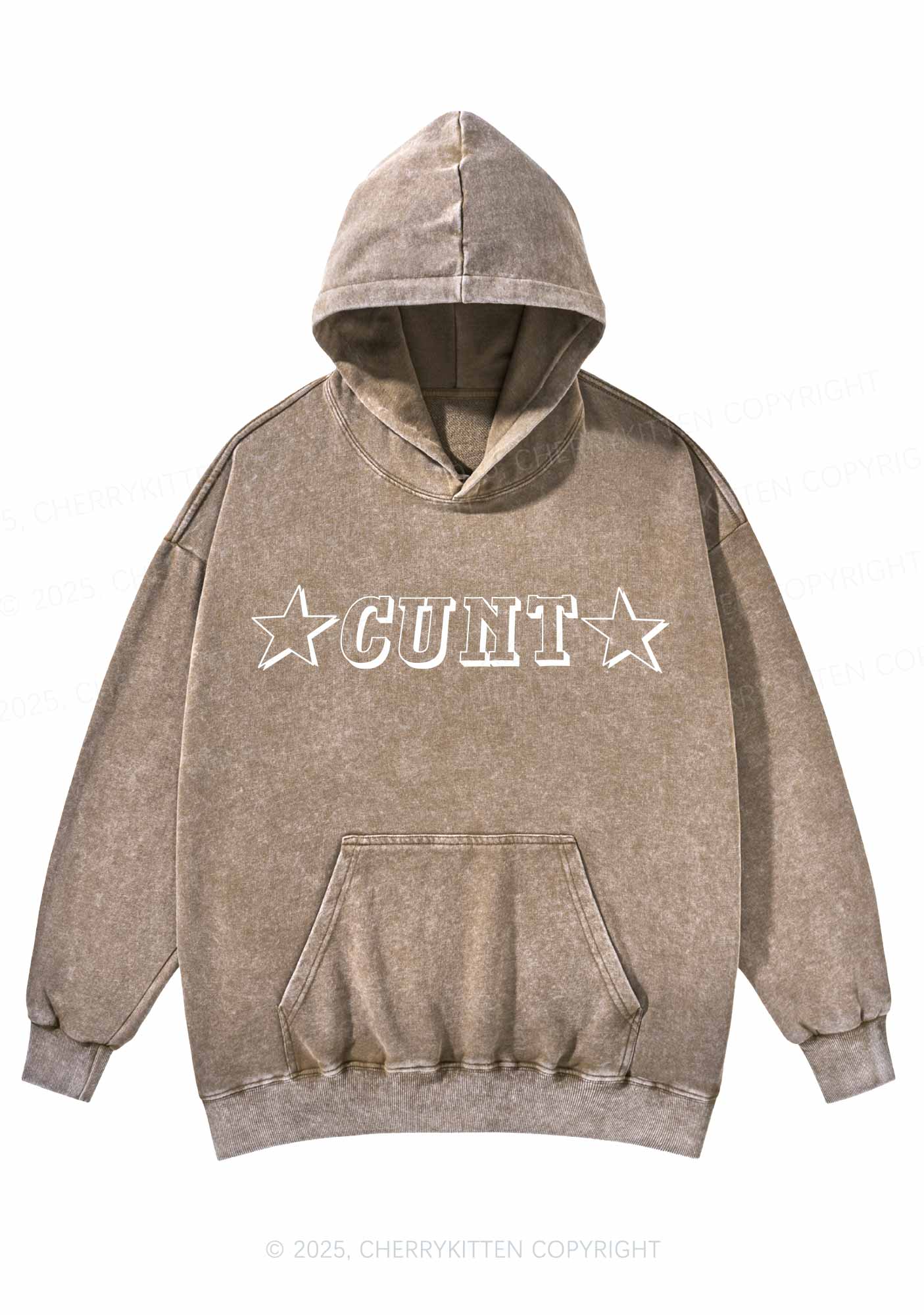 Star Count Y2K Washed Hoodie Cherrykitten - Image 5