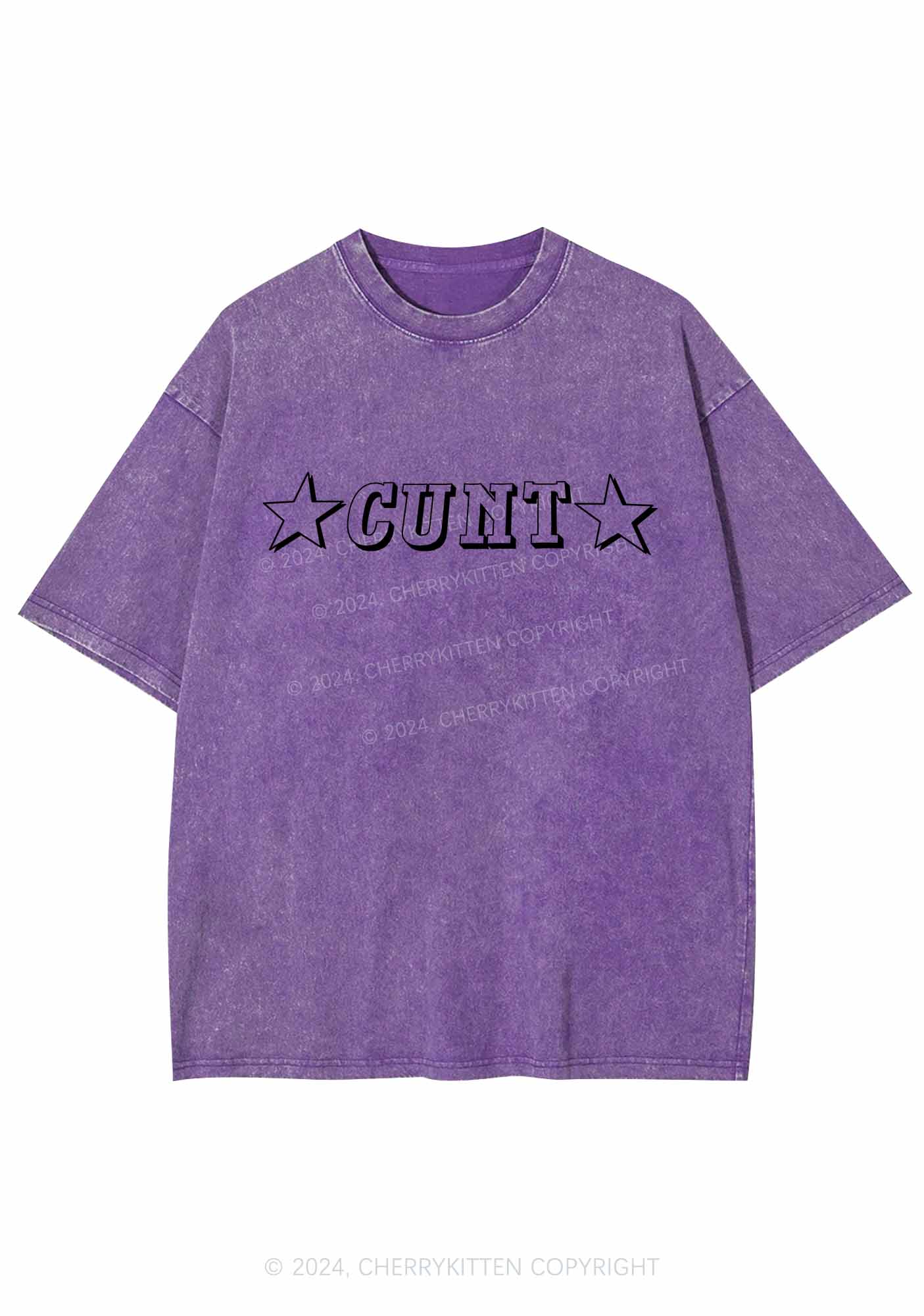 Star Count Y2K Washed Tee Cherrykitten - Image 5