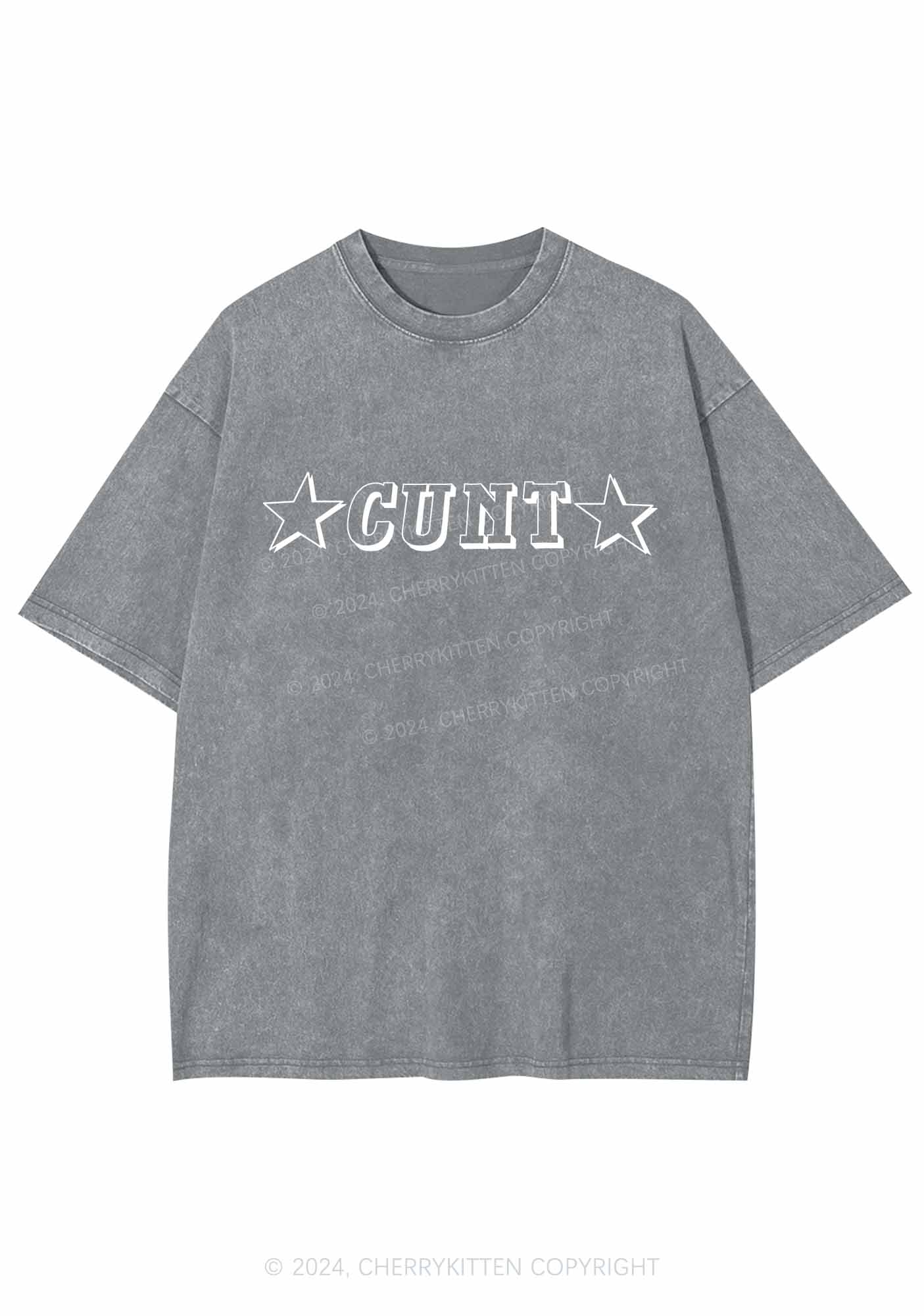 Star Count Y2K Washed Tee Cherrykitten - Image 6