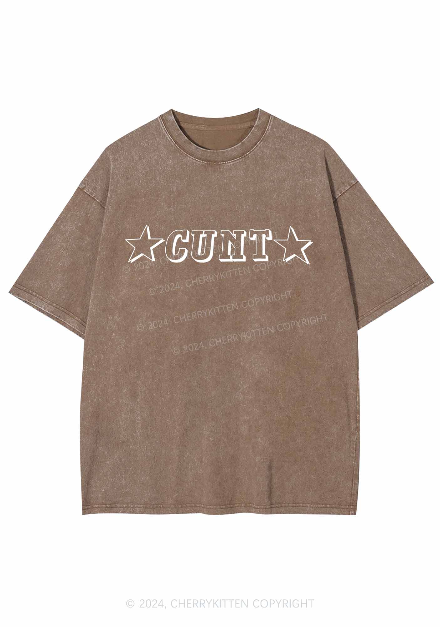 Star Count Y2K Washed Tee Cherrykitten - Image 7