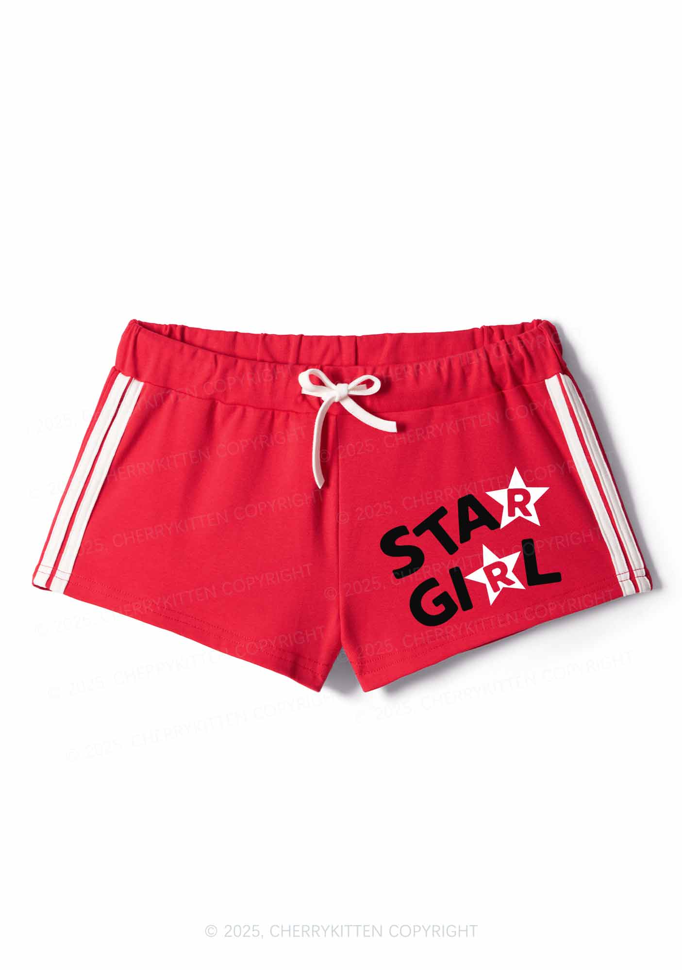 Star Girl Y2K Drawstring Mini Shorts Cherrykitten - Image 4